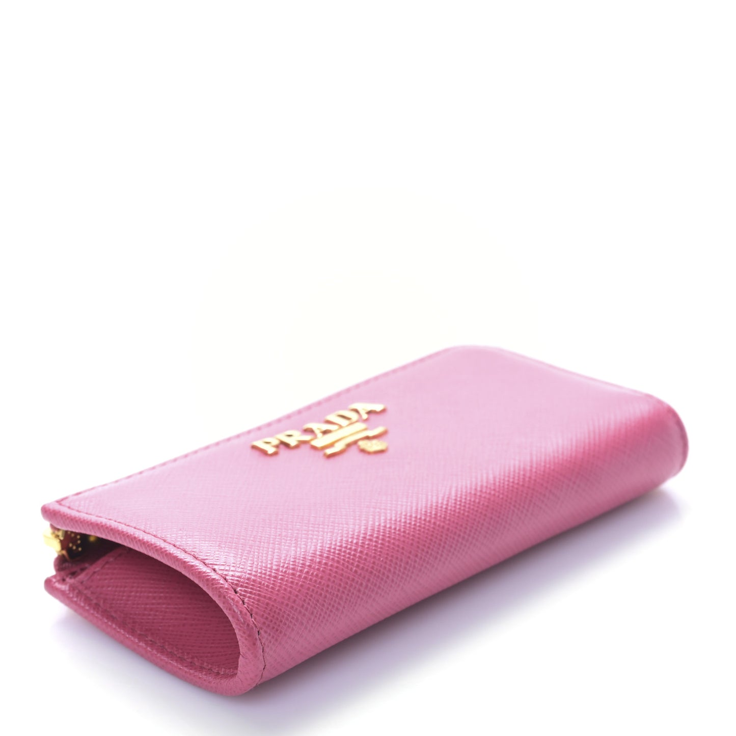 Saffiano Metal Zip Around Key Holder Ibisco