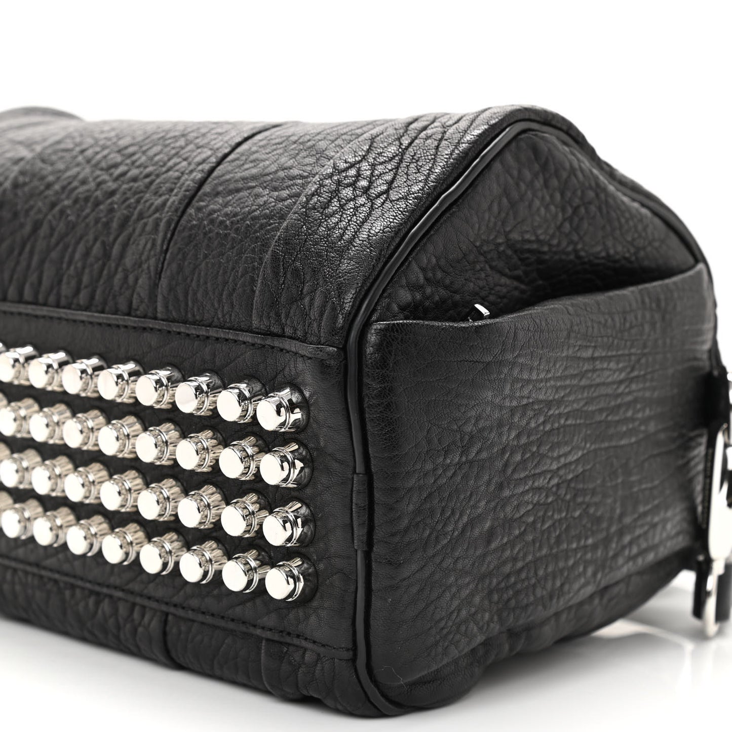 Pebbled Lambskin Mini Rockie Black Rhodium Hardware