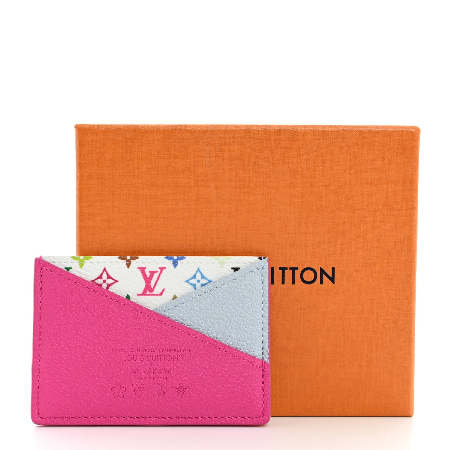 Louis Vuitton LV X TM Monogram Multicolor Criss-Cross Card Holder Kawaii Pink 7 of 7