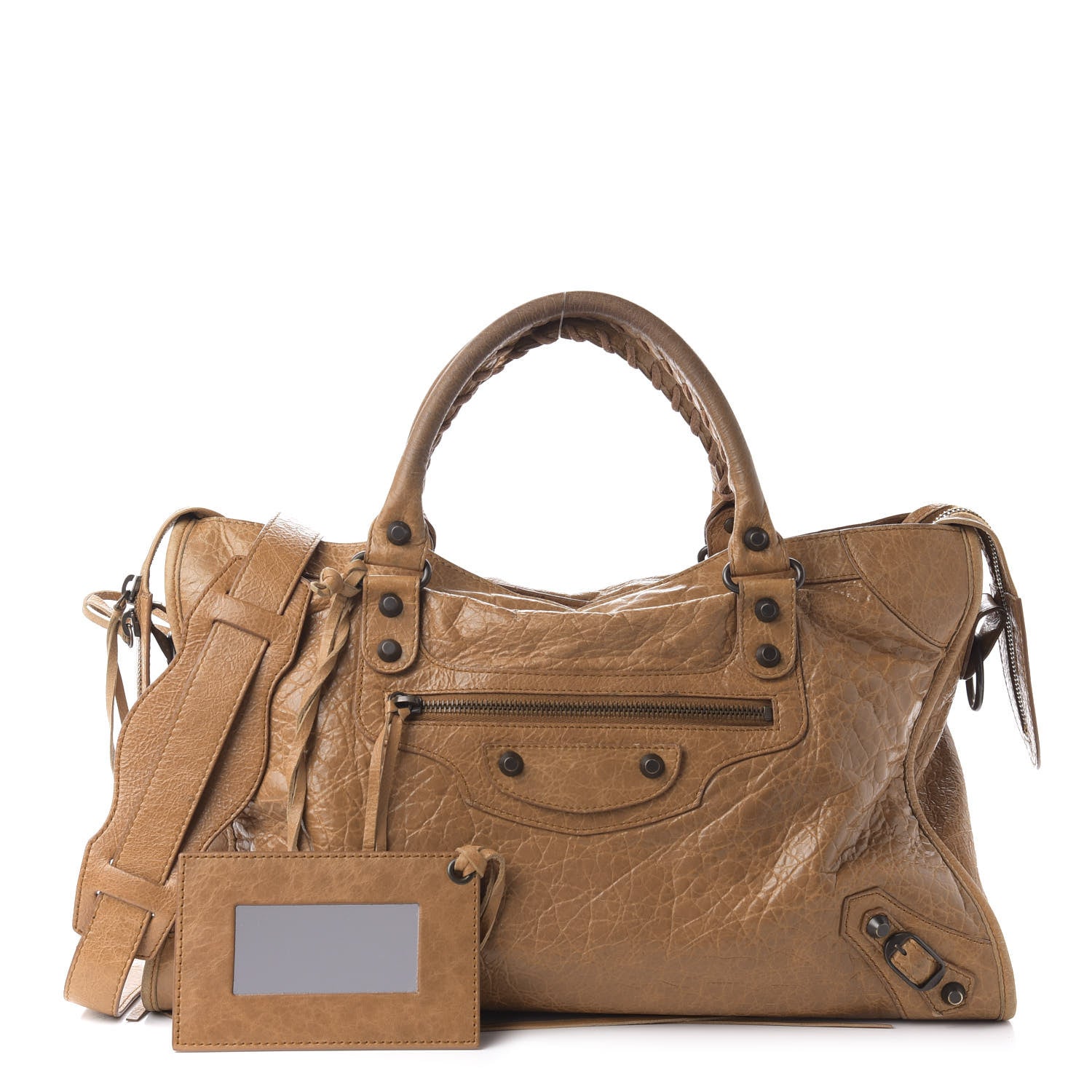 Balenciaga Agneau Classic Hardware City Cumin 610779 – FASHIONPHILE