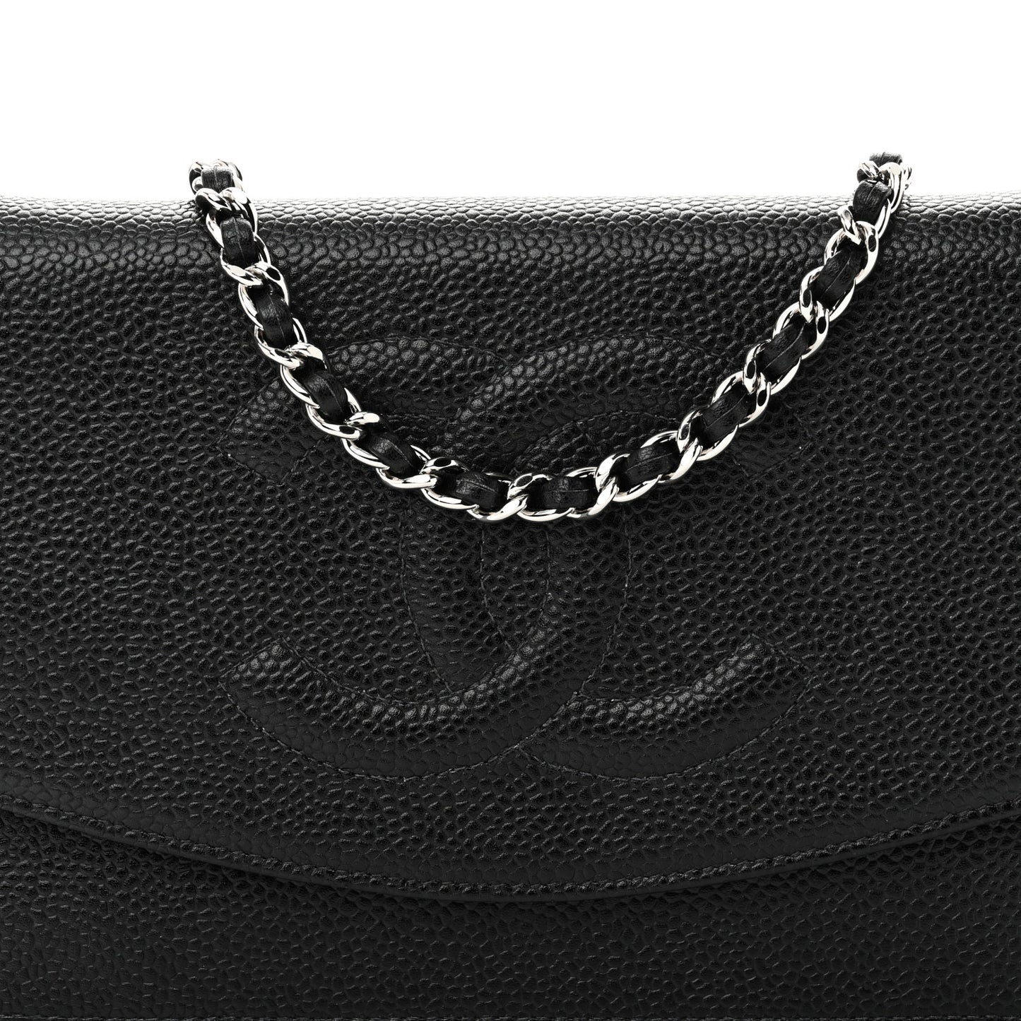 Caviar Timeless CC Wallet on Chain WOC Black