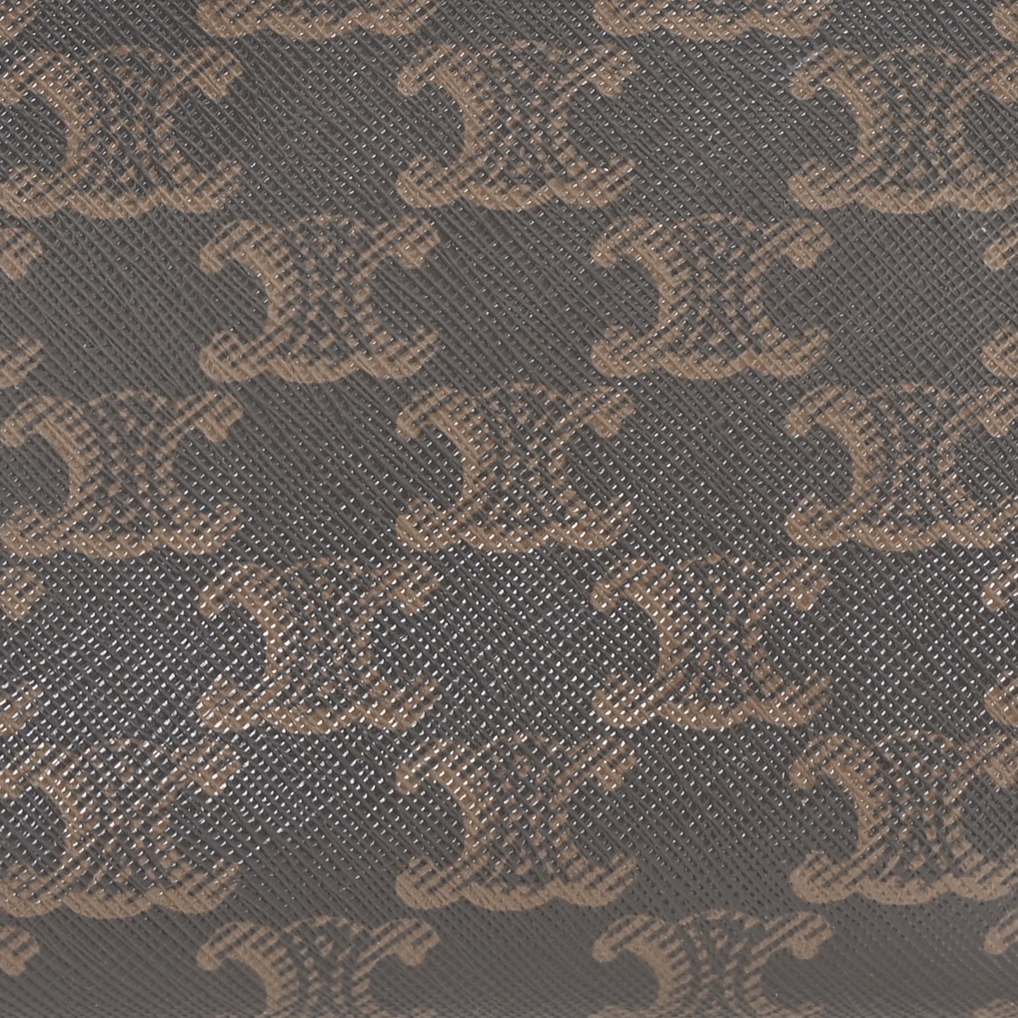 Triomphe Canvas Calfskin Mini Vertical Cabas Tan