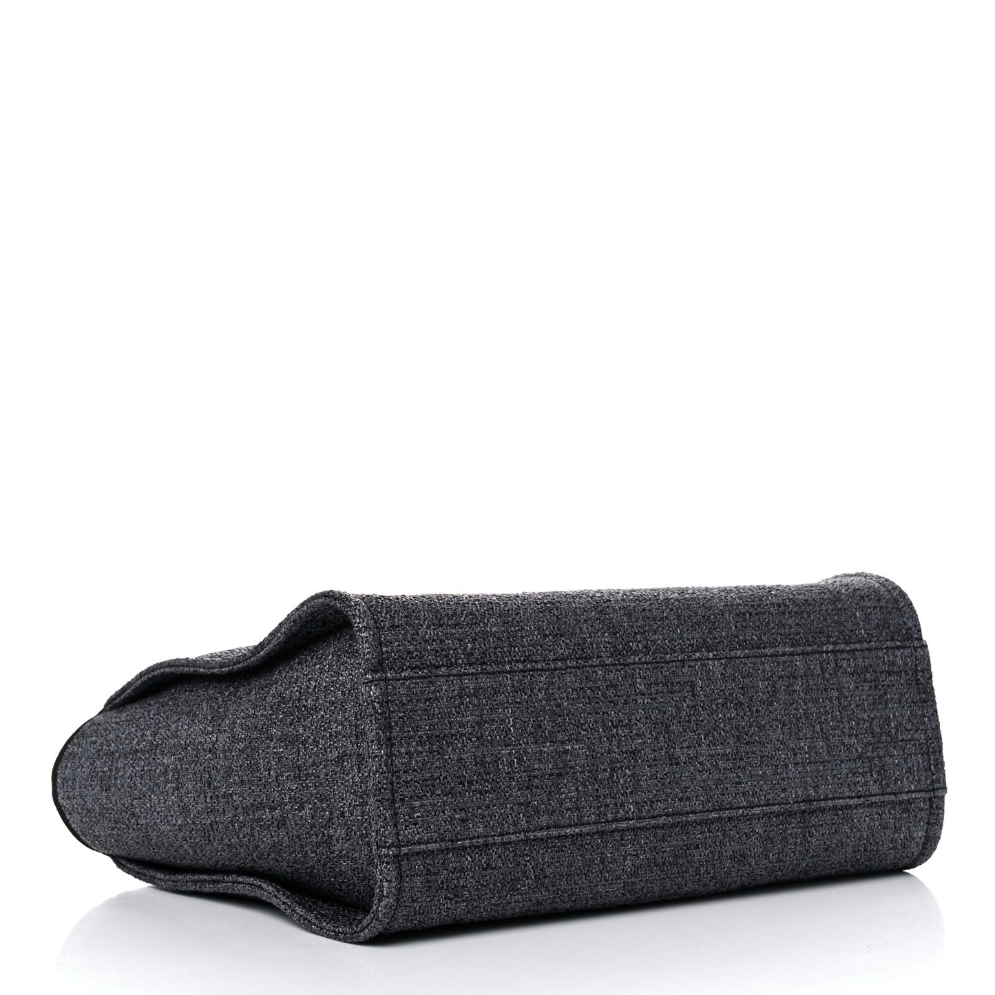 Lurex Boucle Small Deauville Tote Black
