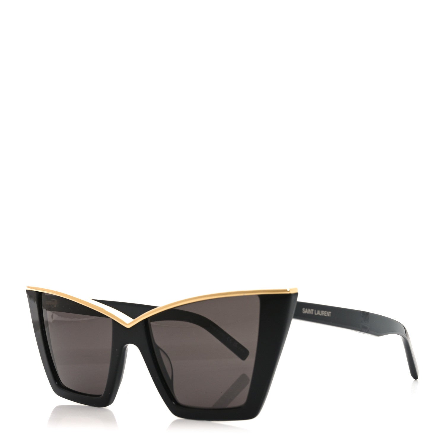 Saint Laurent Cat Eye Kate SL570 Sunglasses Black 1817855  display picture 2
