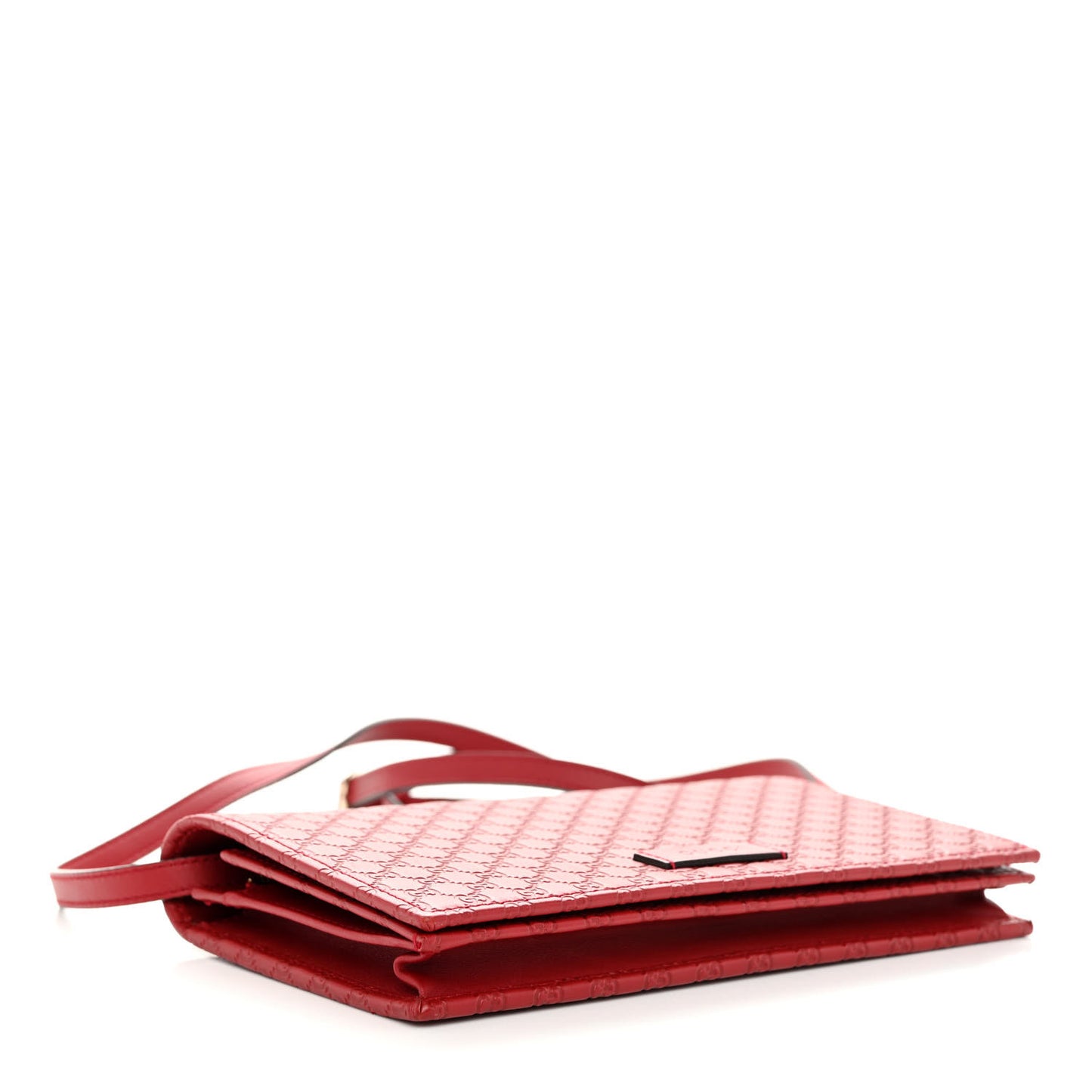 Microguccissima Crossbody Wallet Red