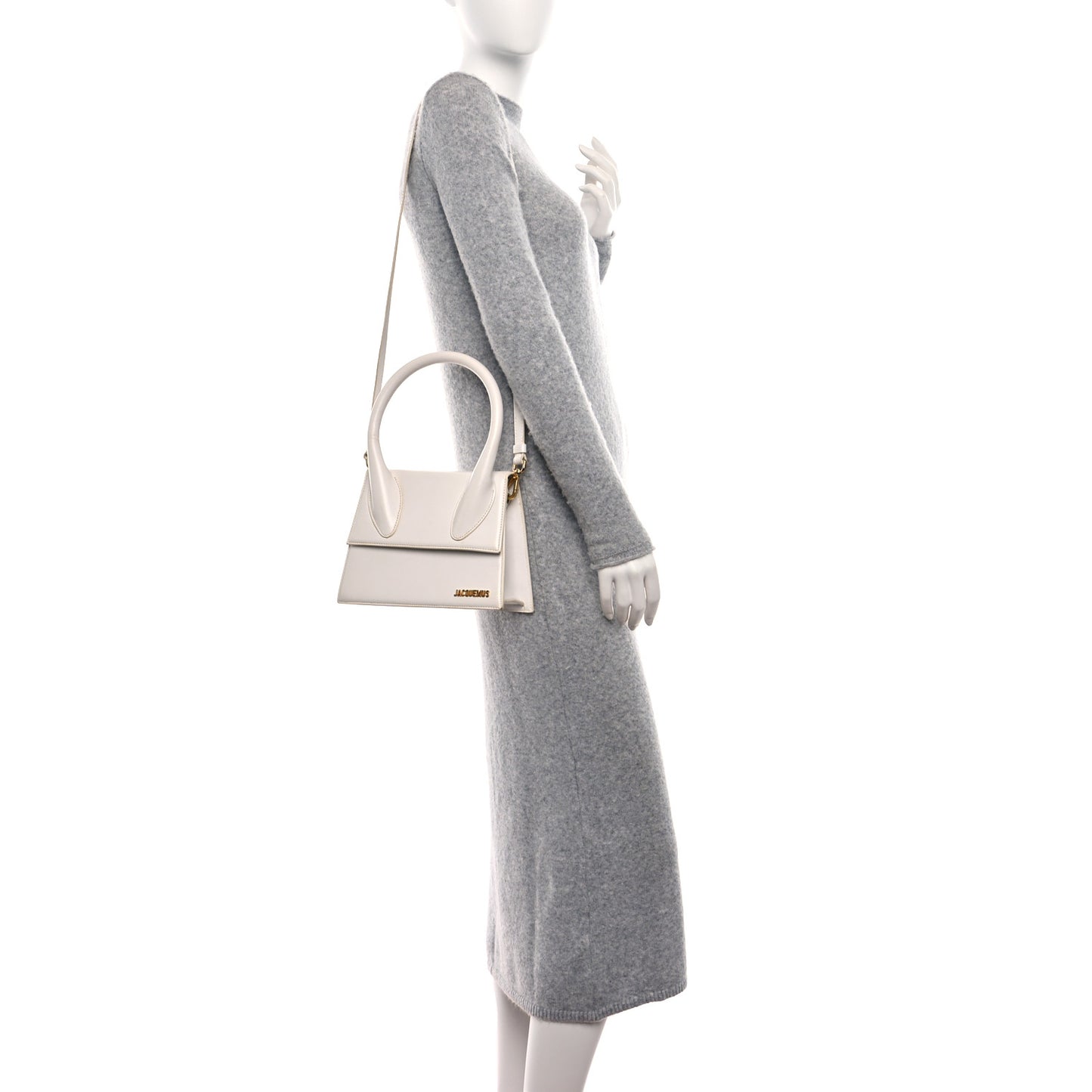 Smooth Calfskin Le Grand Chiquito White