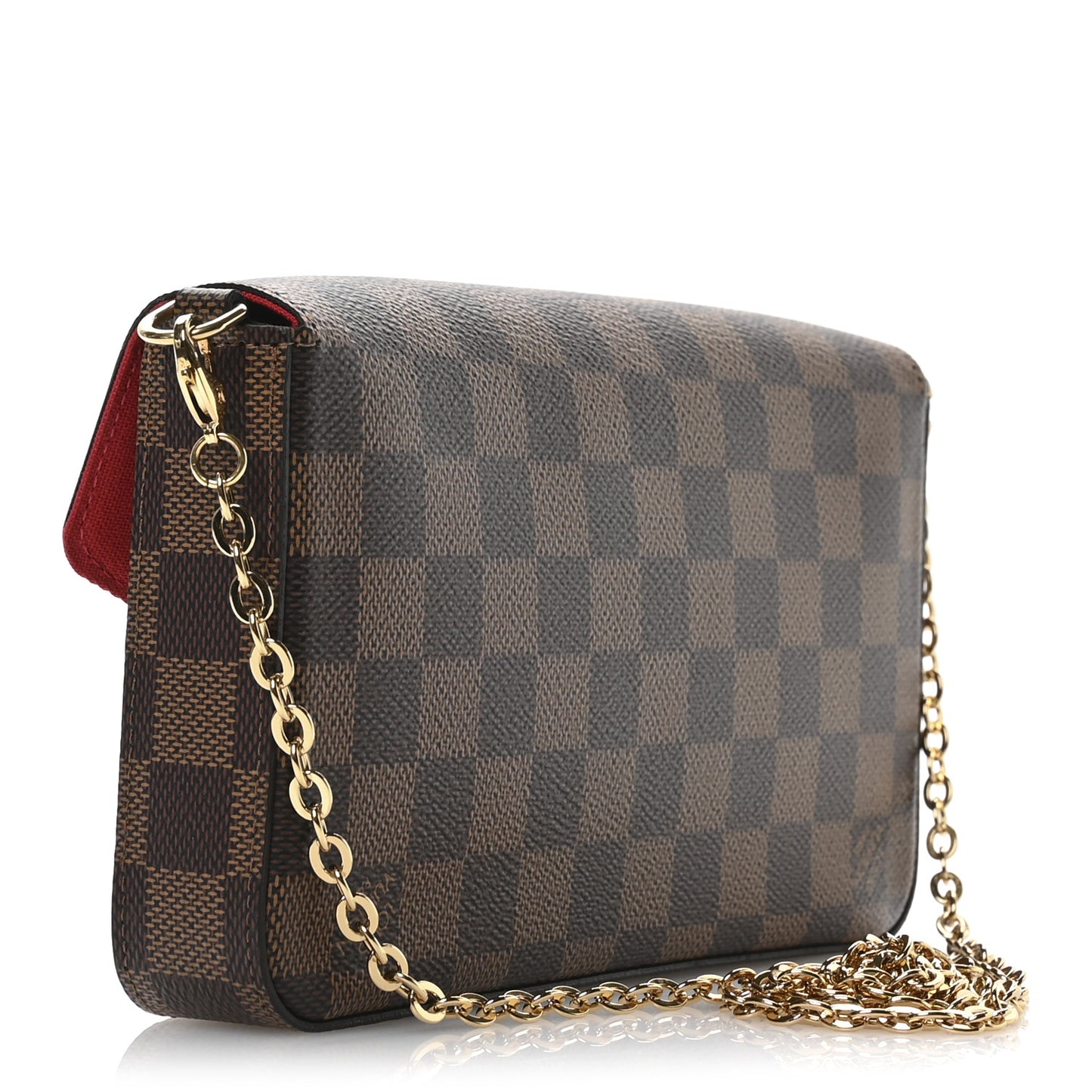 Damier Ebene Pochette Felicie Chain Wallet
