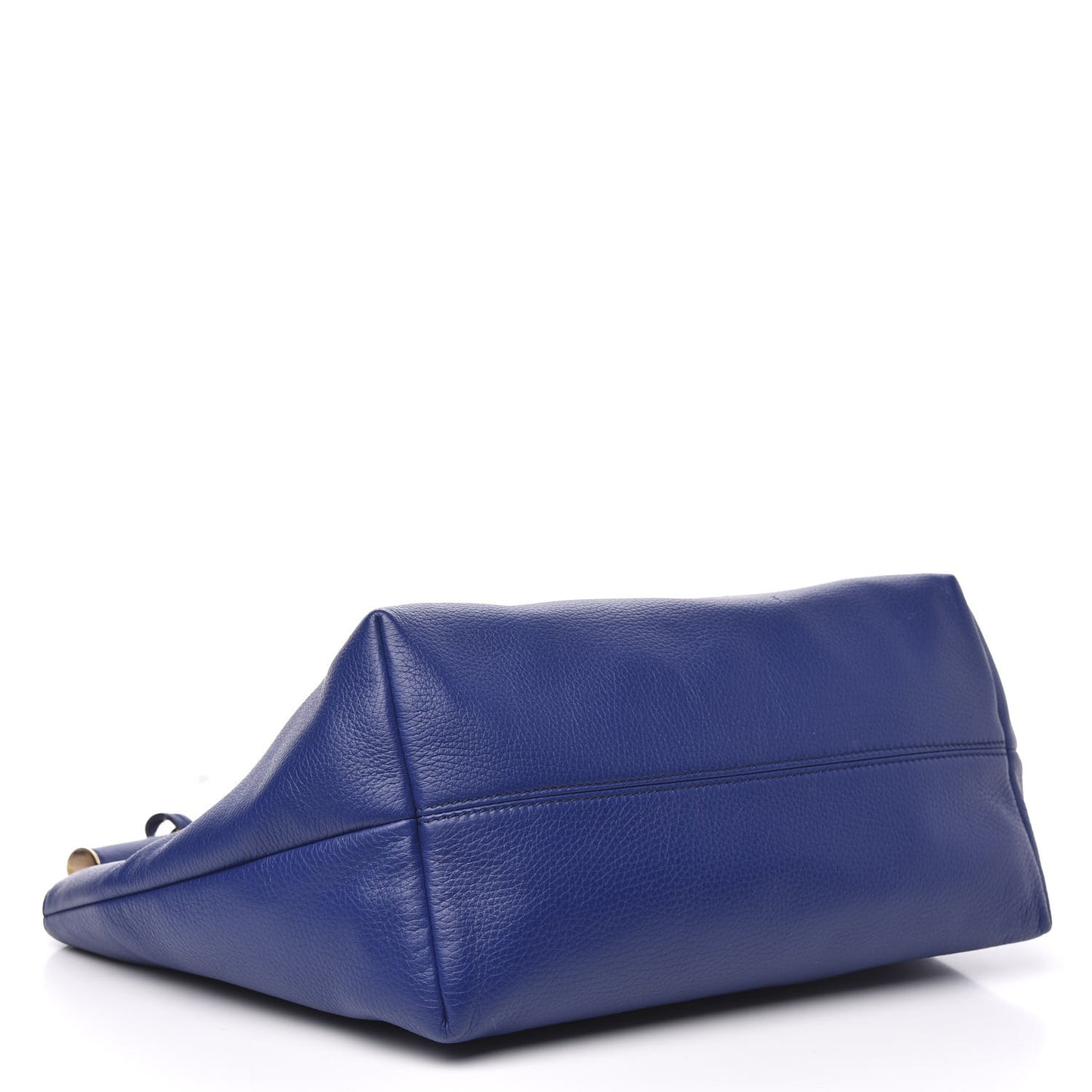 Soft Grain Calfskin Medium Tote Blue