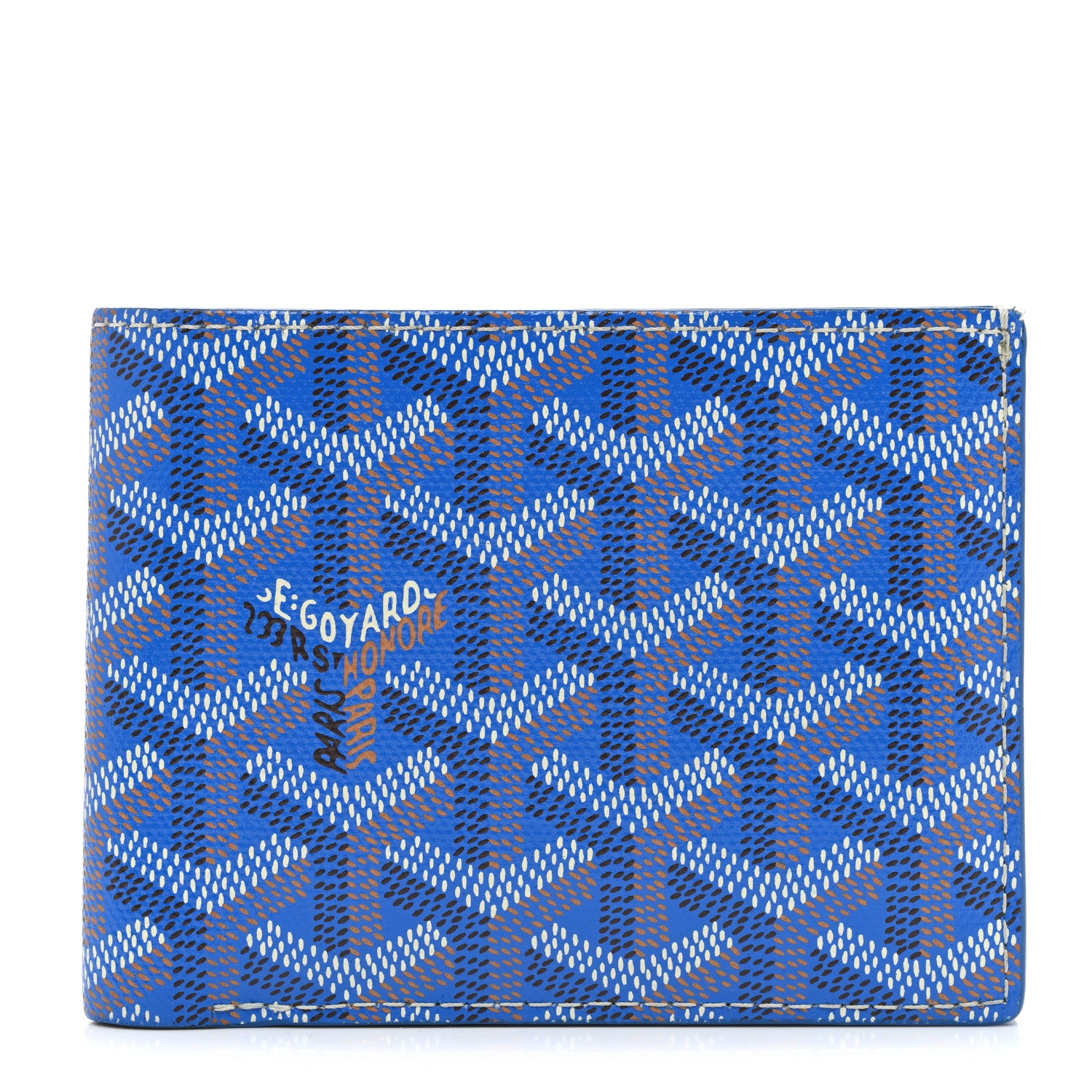 Goyard Goyardine Bi-Fold Victoire PM Wallet Sky Blue 1 of 8