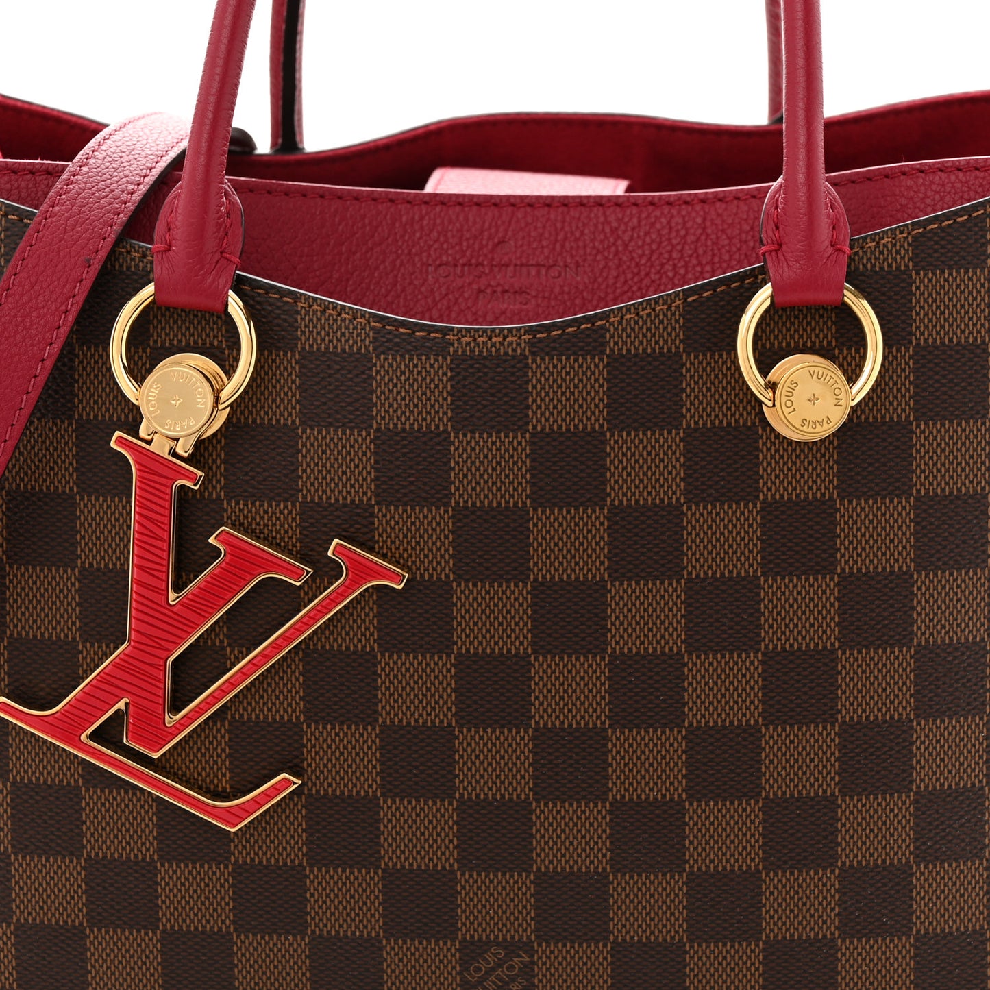 Damier Ebene LV Riverside Lie De Vin