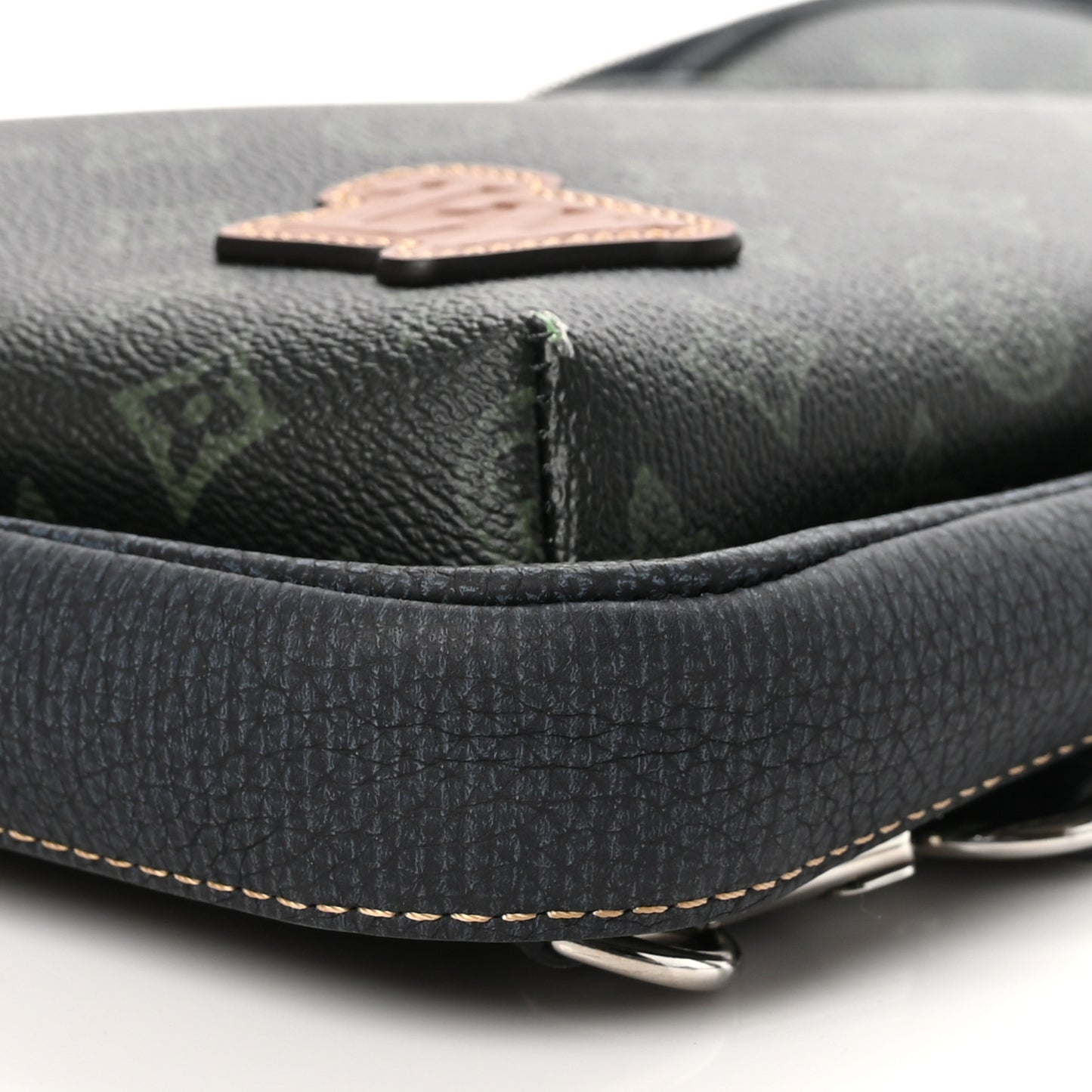 Monogram Record Fall Avenue Sling Bag Dark Green