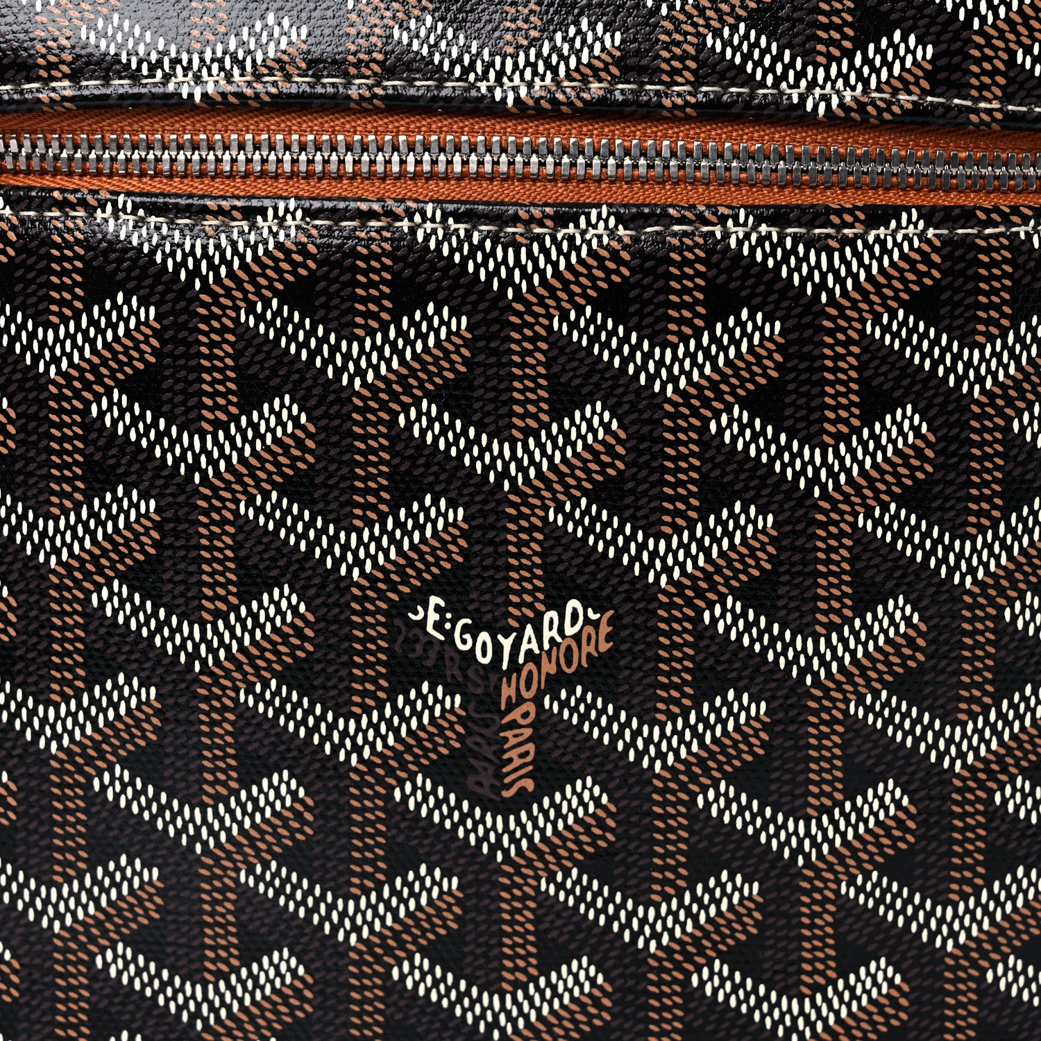 Goyard Goyardine Muse Vanity Case Black Gold 9 of 9