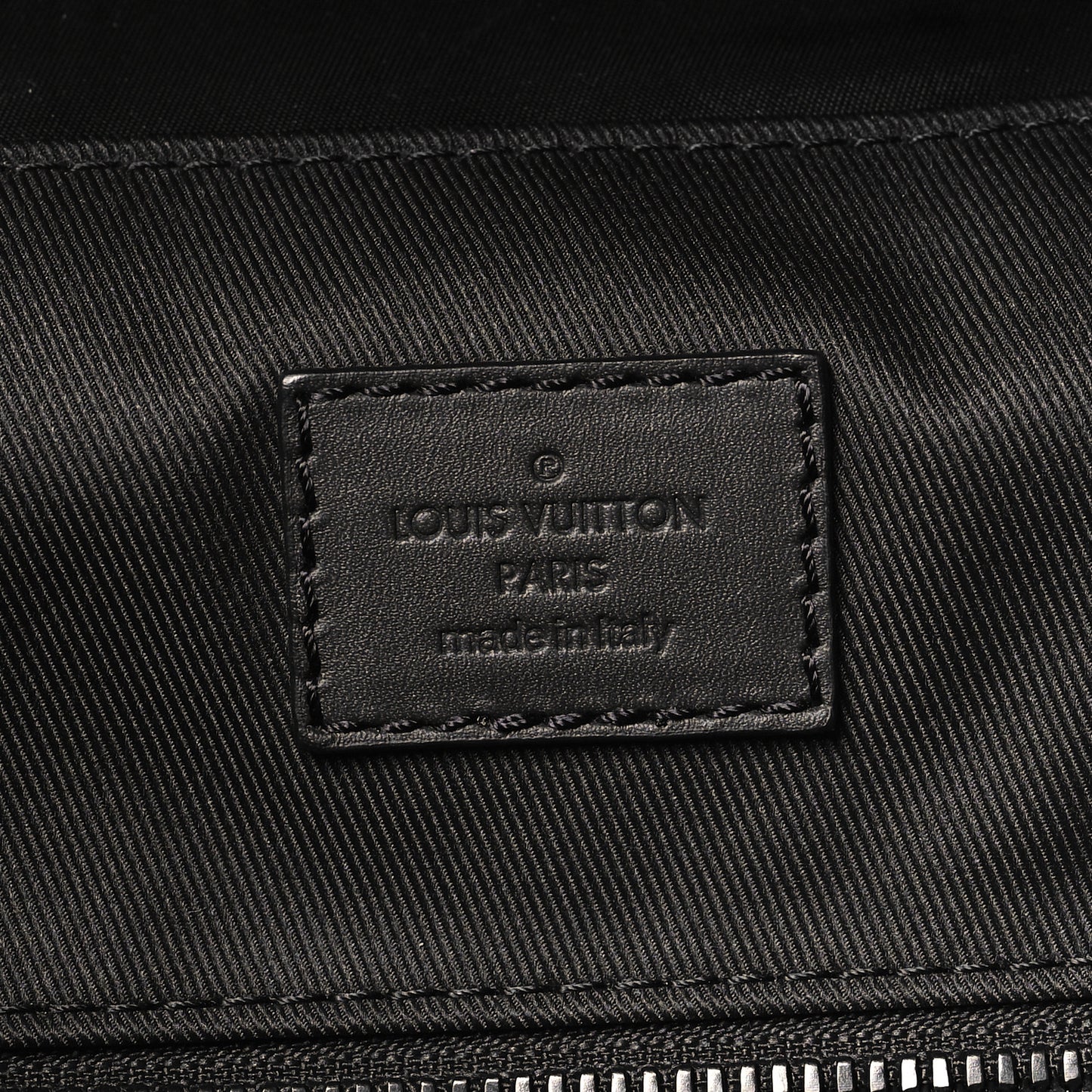 Calfskin Monogram Shadow Discovery Backpack Black