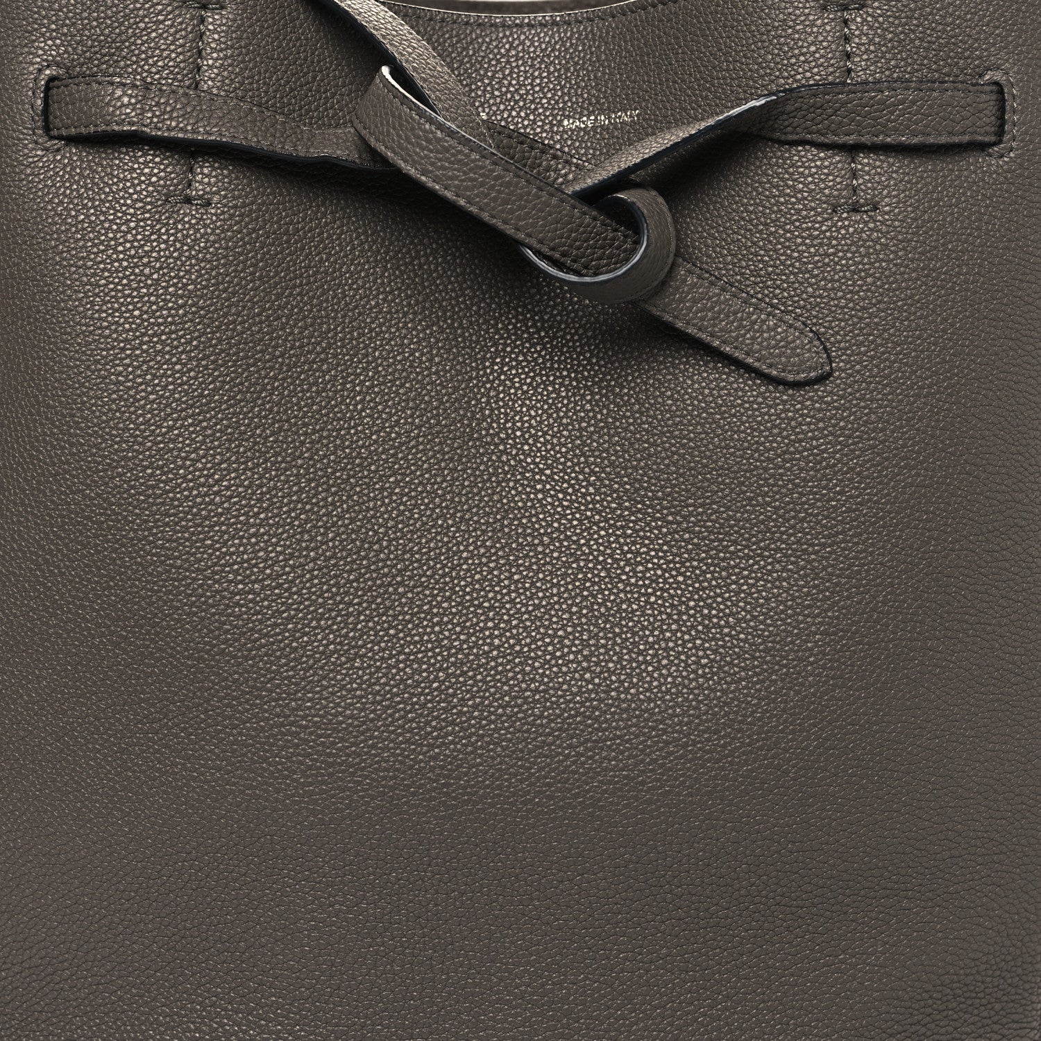 Celine Soft Grained Calfskin Small Belt Cabas Phantom Medium Grey 8 of 13