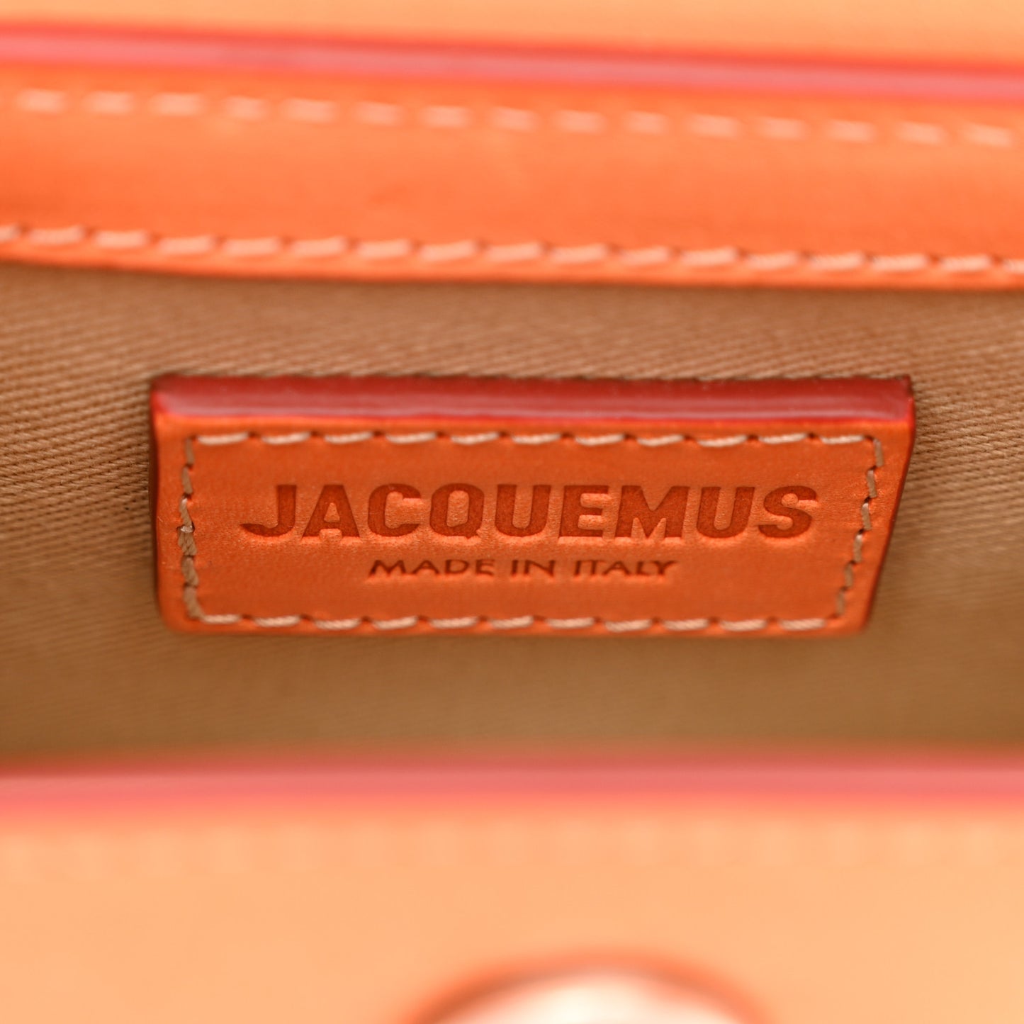 Smooth Calfskin Le Chiquito Homme Orange