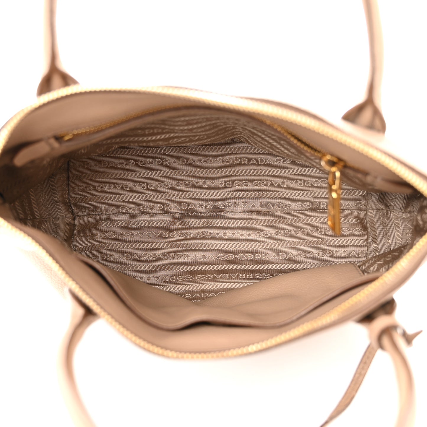 Vitello Daino Mini Shopping Tote Cammeo