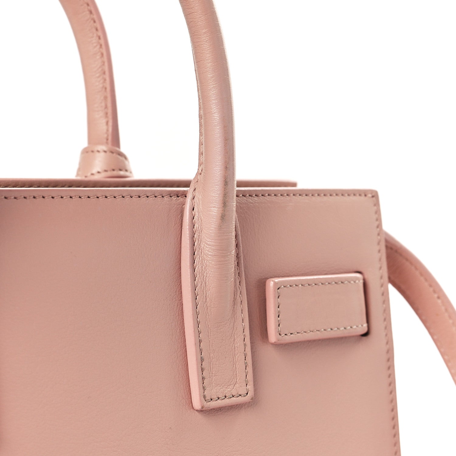 Saint Laurent Calfskin Nano Sac De Jour Pale Pink 5 of 12
