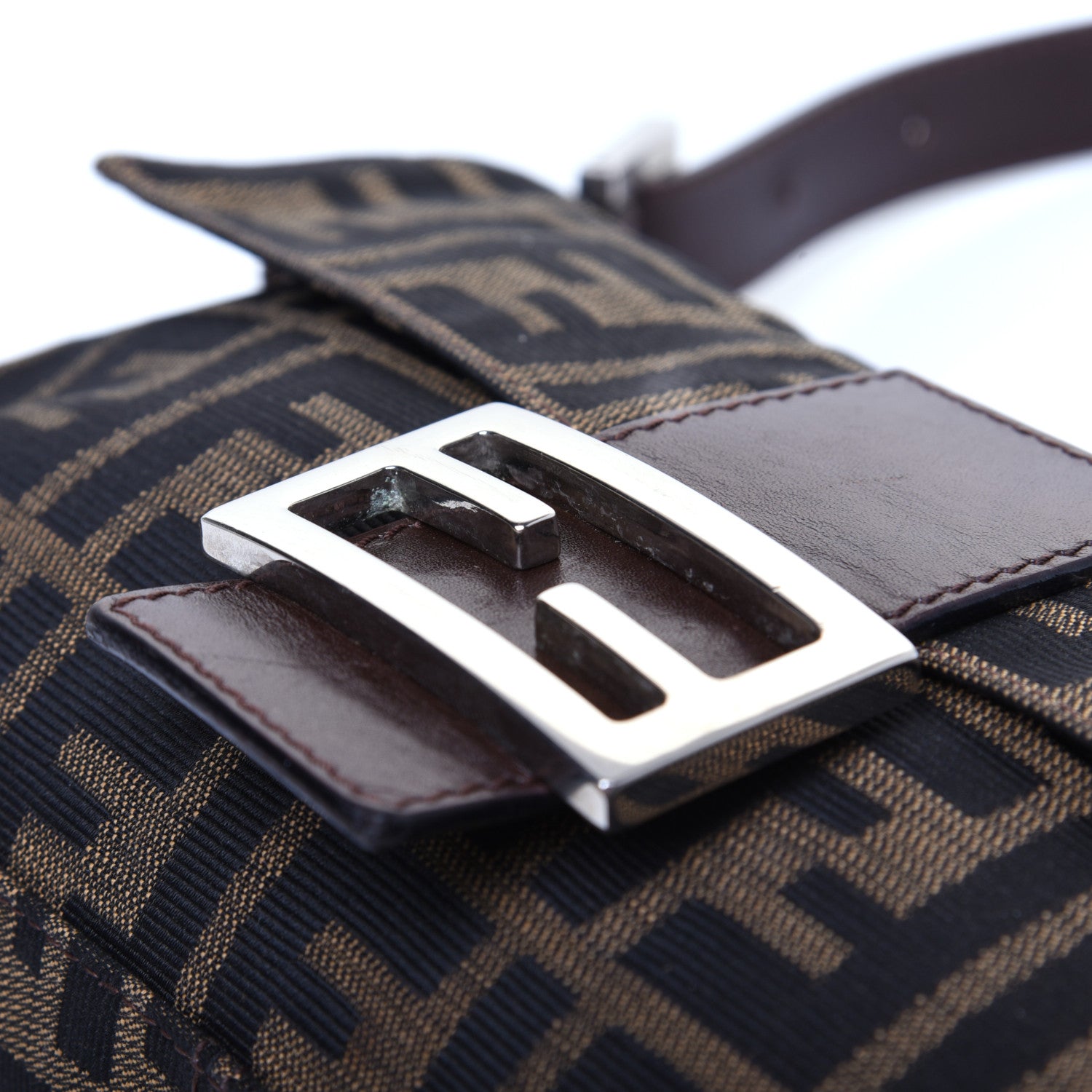 Fendi Zucca Baguette Tobacco 10 of 14