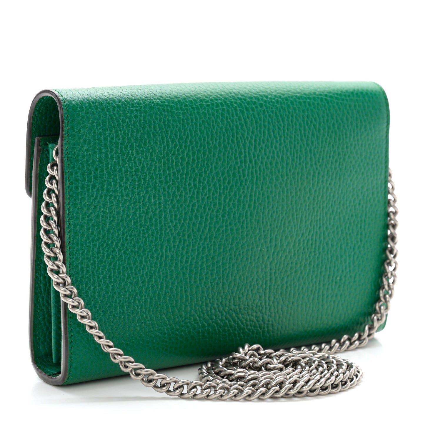 Calfskin Mini Dionysus Chain Wallet Emerald
