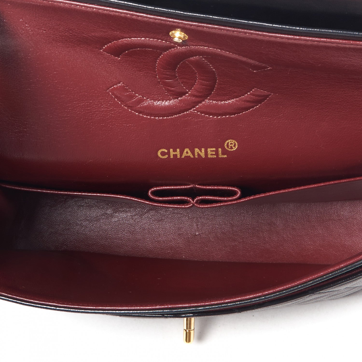 Chanel Lambskin Quilted Medium Double Flap Black 4 of 9