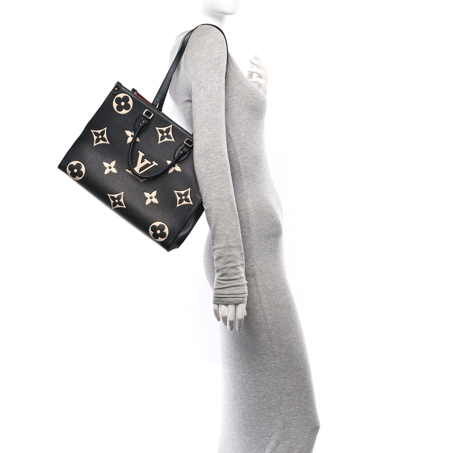 Empreinte Monogram Giant Onthego MM Black Beige