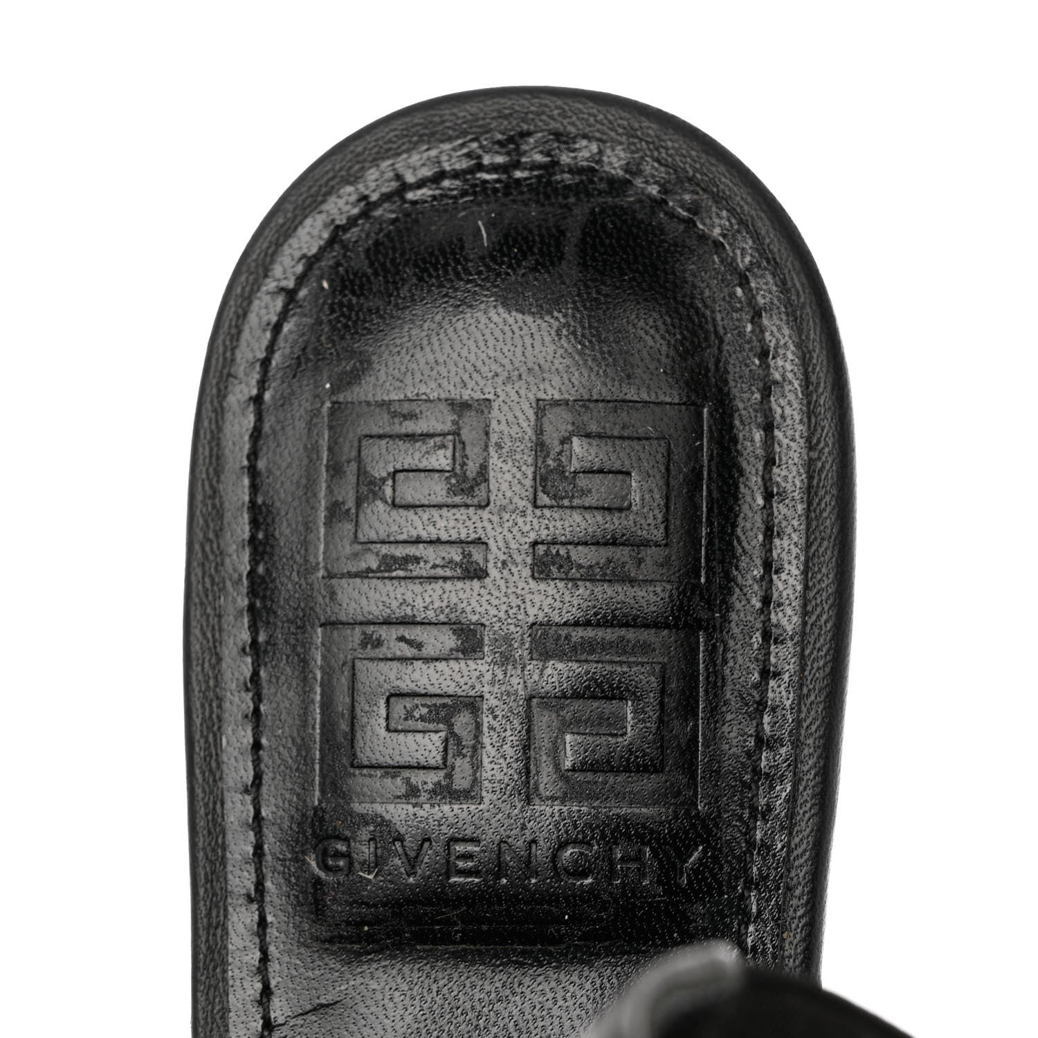 Givenchy Lambskin Chain Mule 36.5 Black 8 of 12