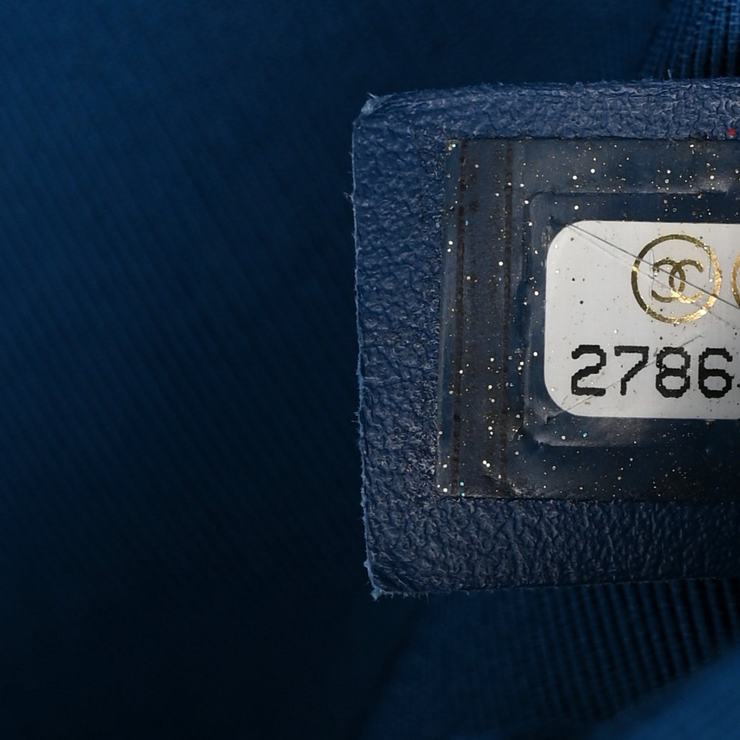 Calfskin Stitched Enamel CC Camera Case Bag Blue