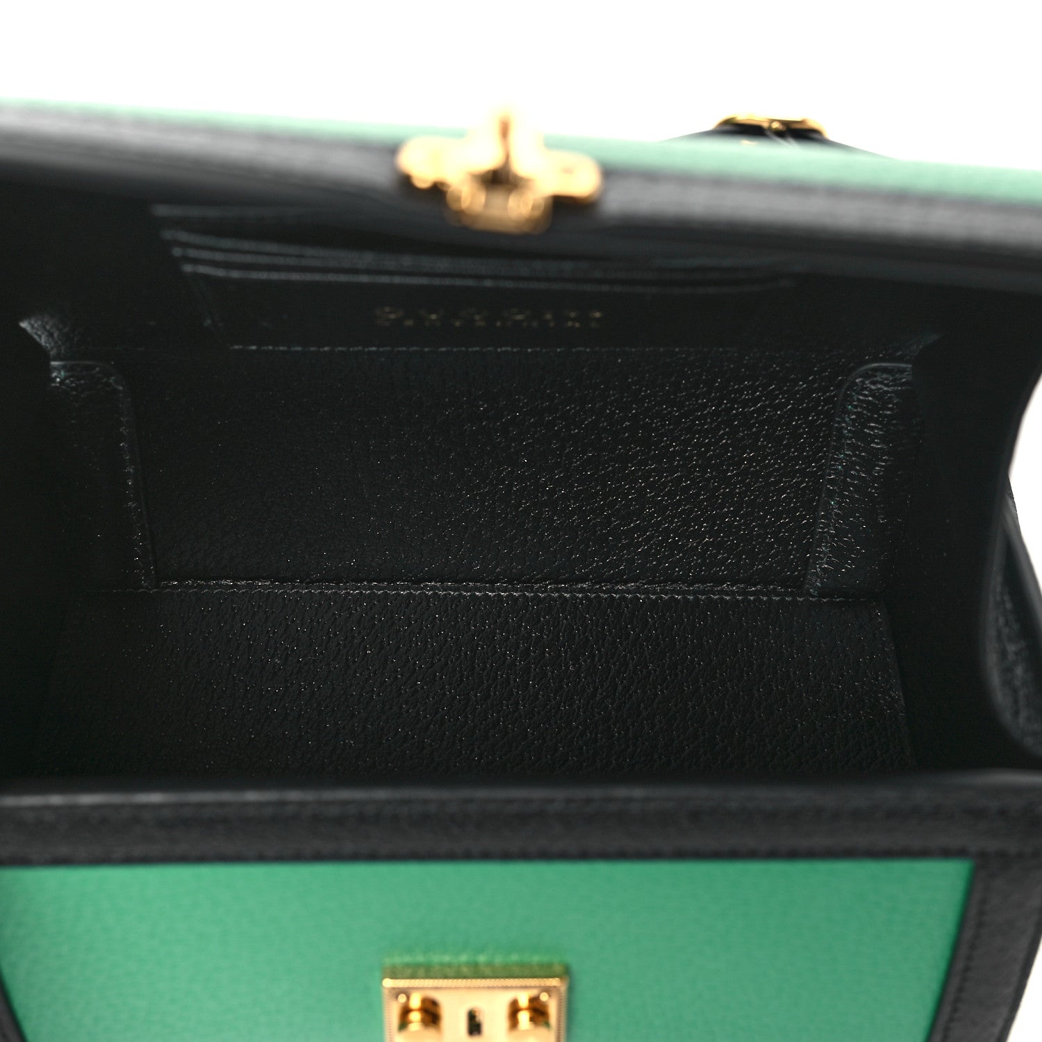 Gucci Grained Calfskin Gucci 100 Mini Bag Green 5 of 9