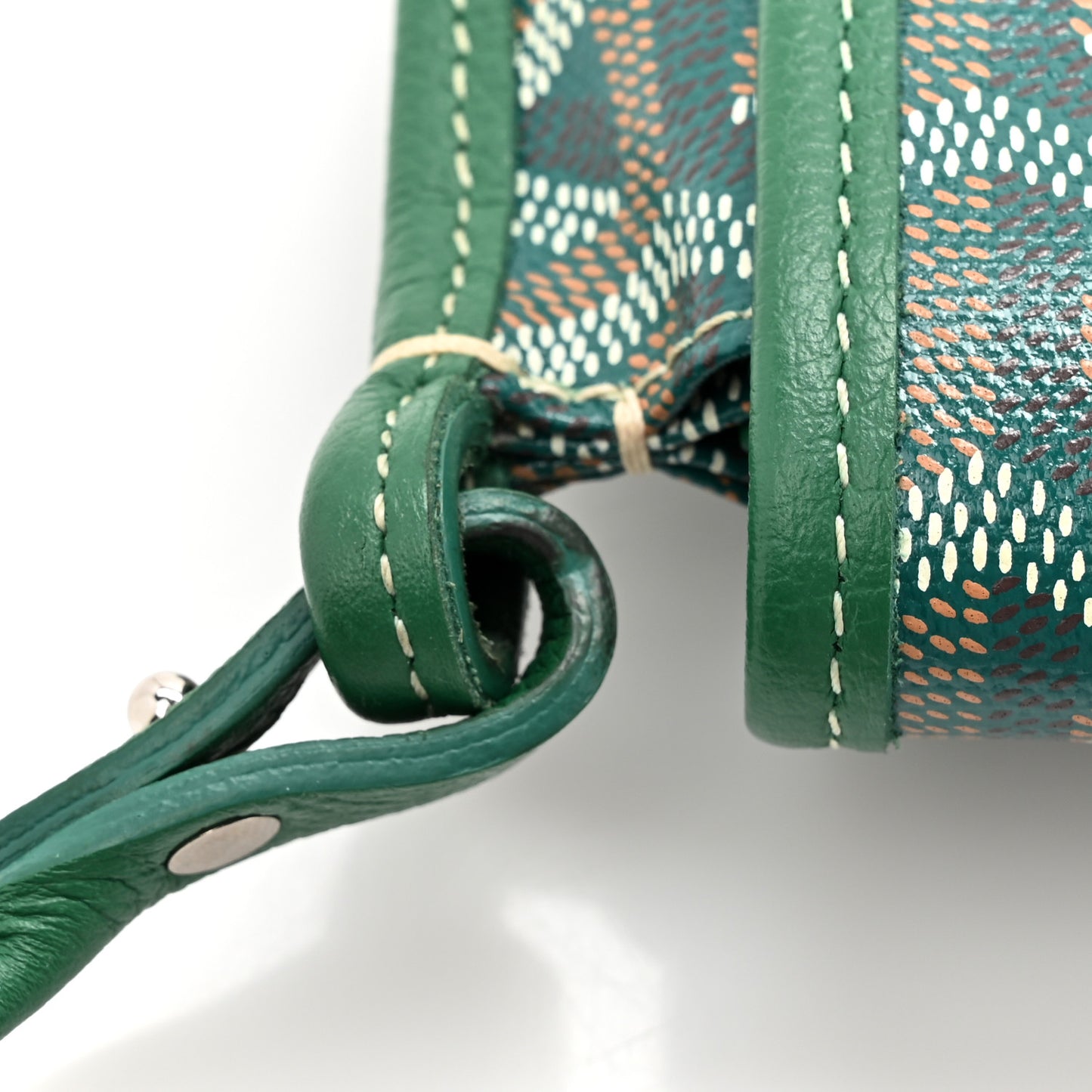 Goyardine Plumet Wallet Clutch Green