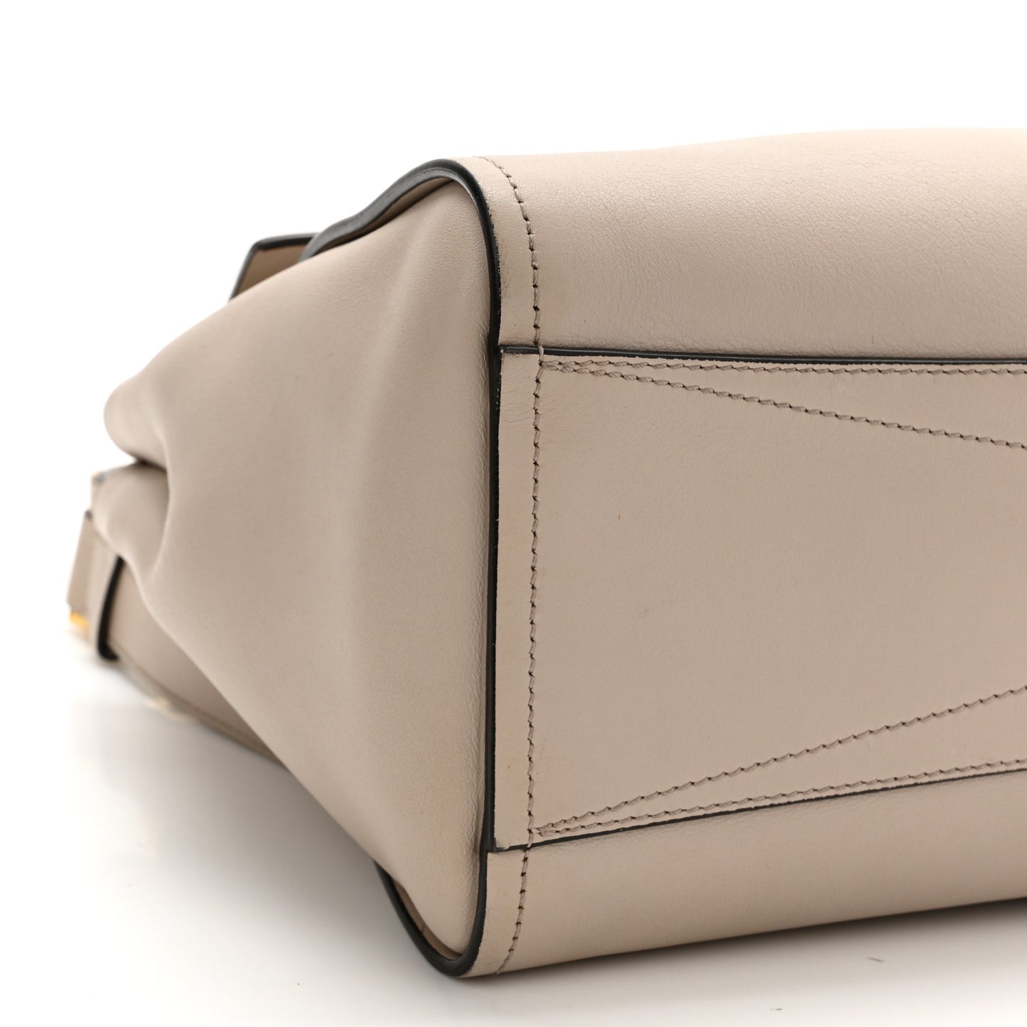 Calfskin Small Mystic Shoulder Bag Natural