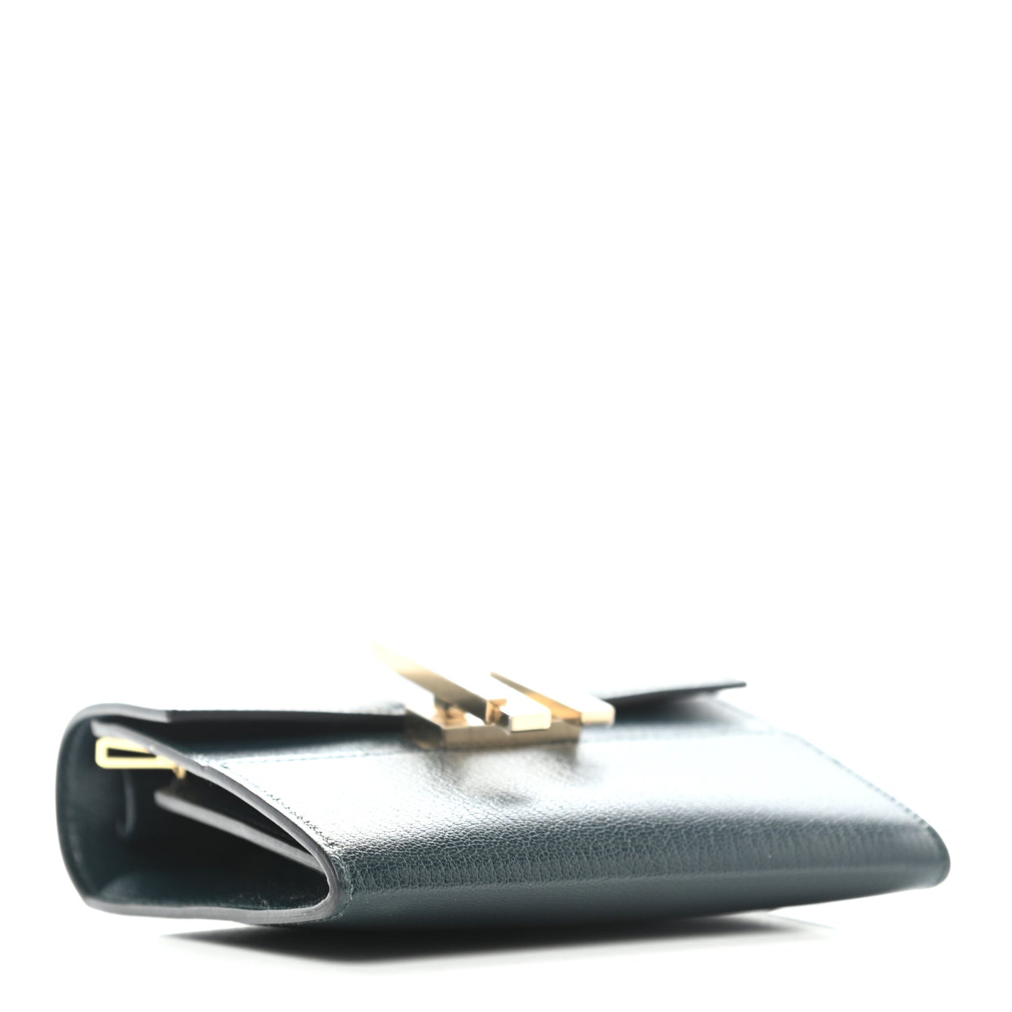 Chevre Mysore Mini Cinhetic Wallet Vert Cypress