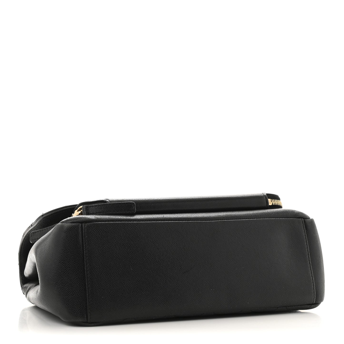 Caviar Quilted Large Business Affinity Flap Black