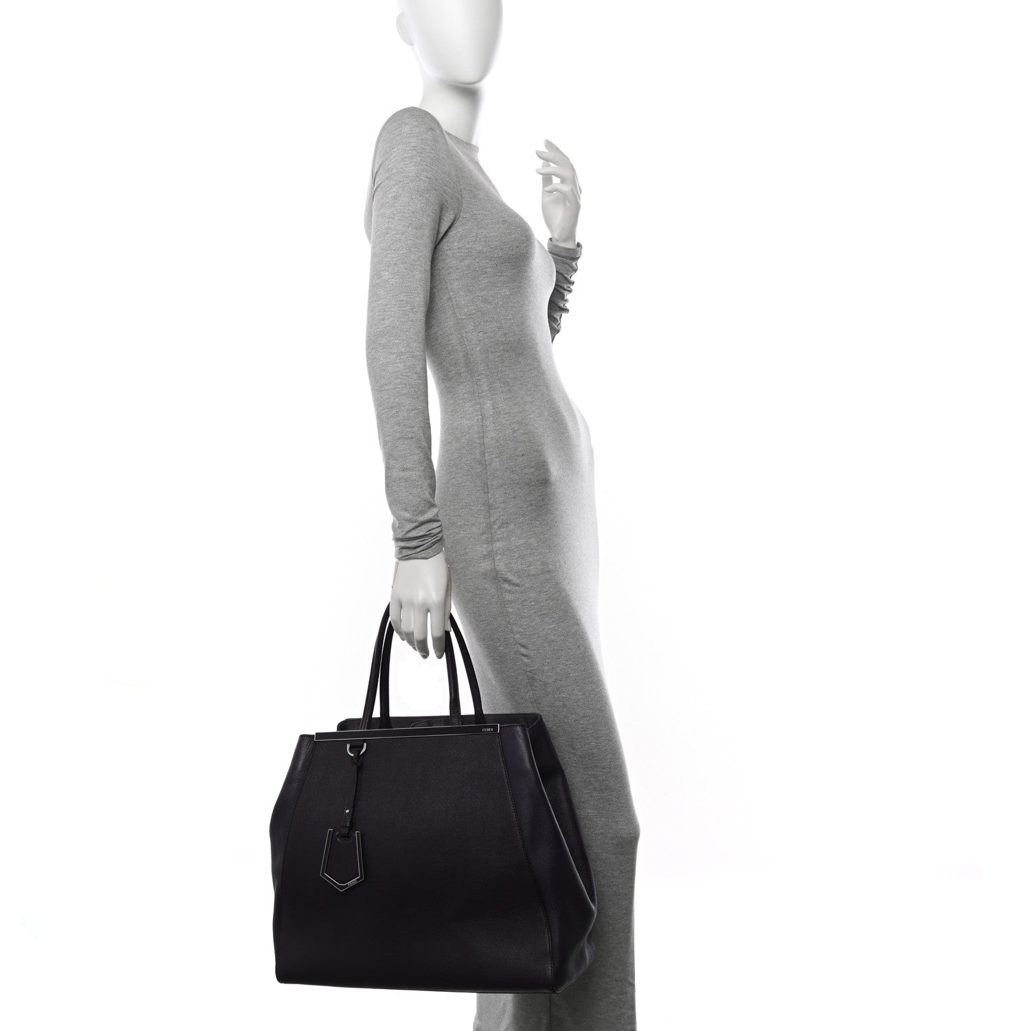 Fendi Vitello Elite Large 2Jours Tote Ametista 2 of 19