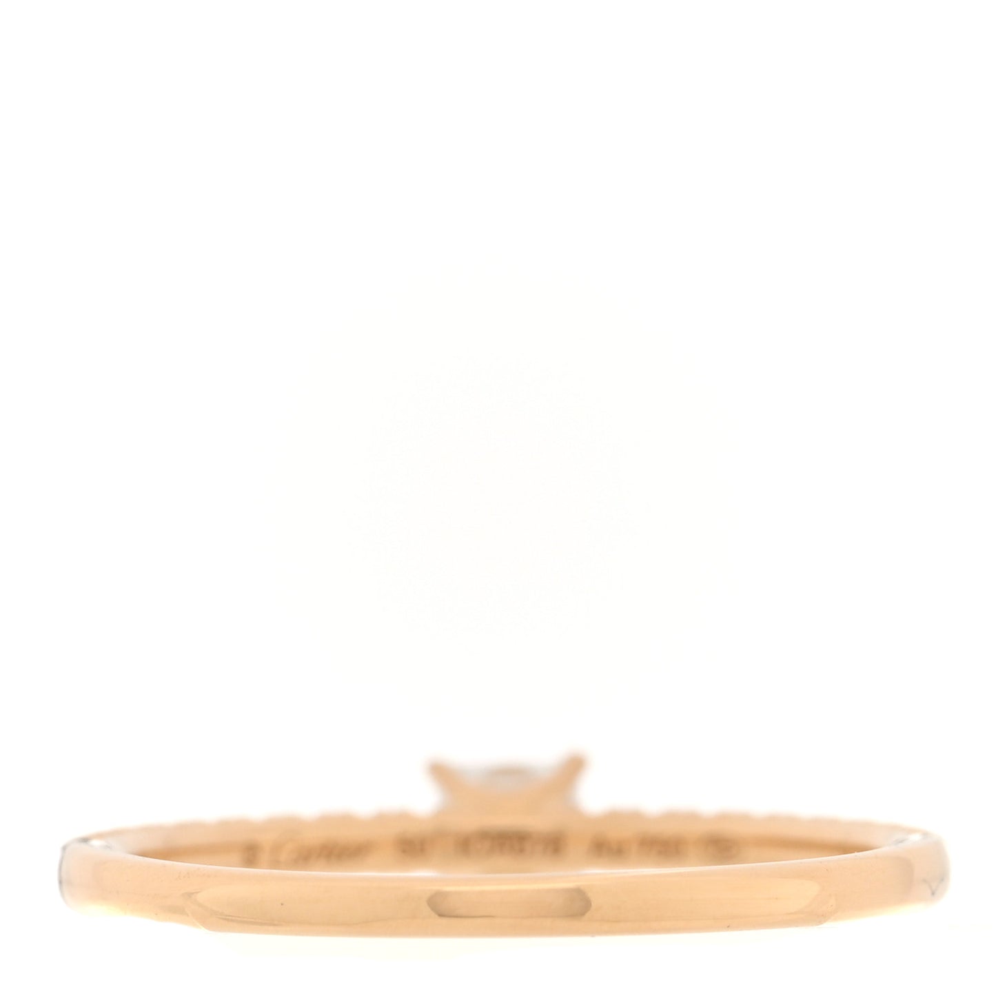 18K Yellow Gold Diamond Etincelle De Cartier Engagement Ring 50 5.25