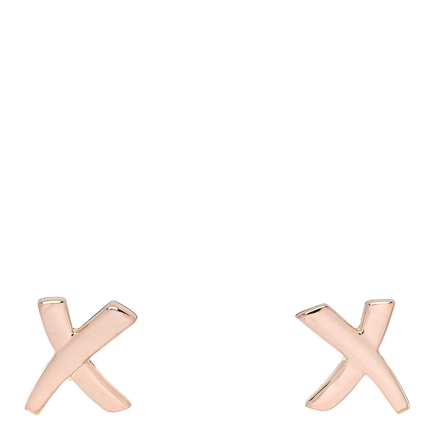 18K Rose Gold Small Paloma's Graffiti X Earrings