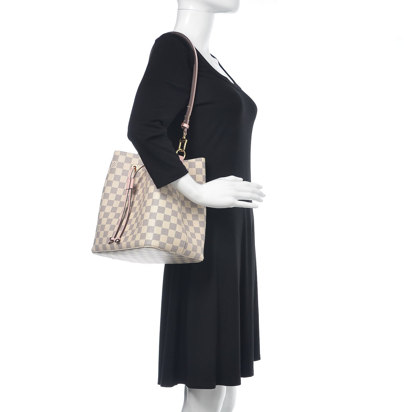 Damier Azur Neonoe MM Eau De Rose