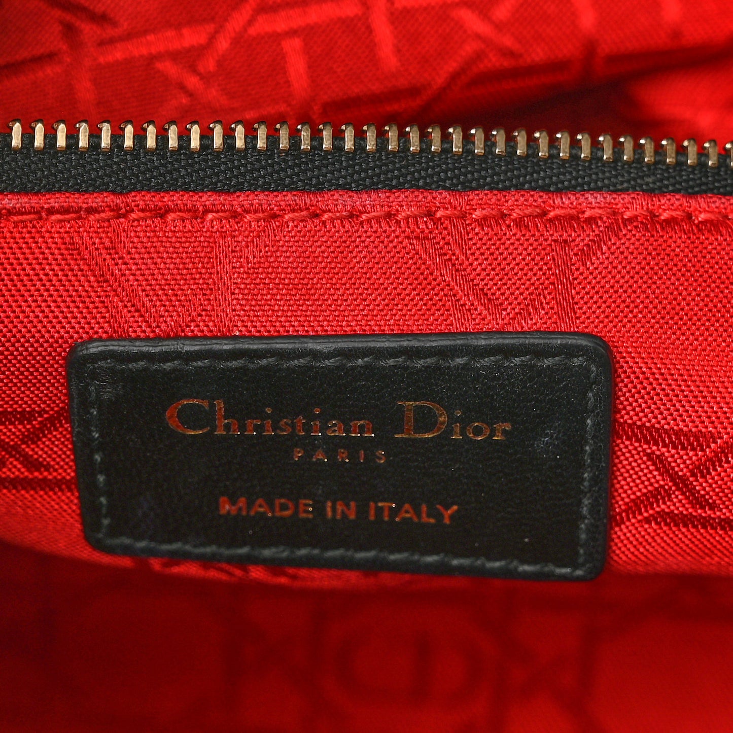 Lambskin Cannage Small Lucky Badges My Lady Dior Black