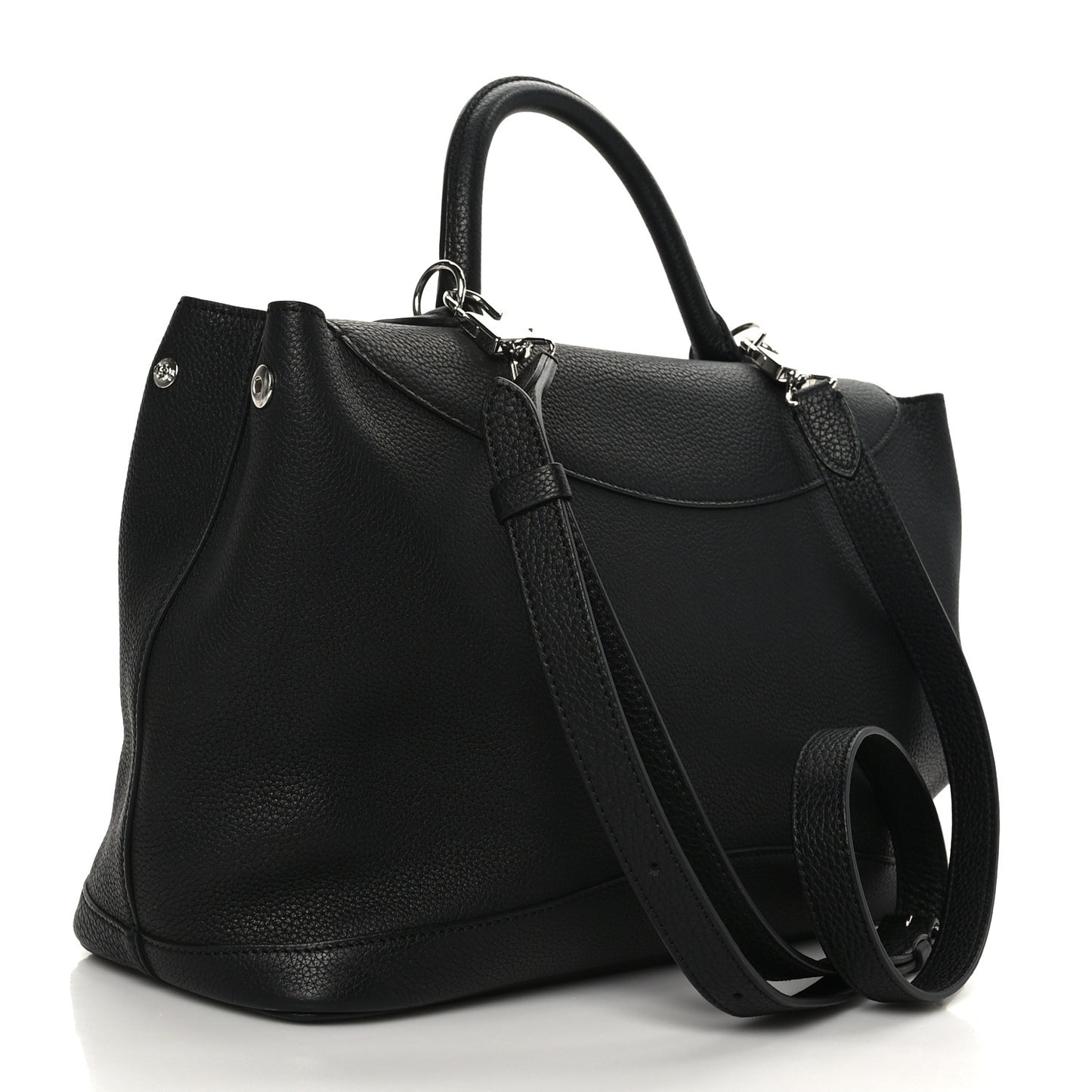 Taurillon Blush Calfskin Gabby MM Black