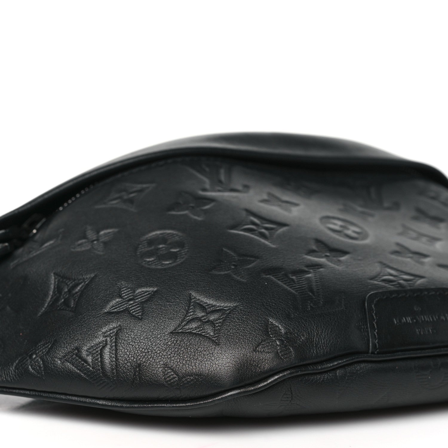 Louis Vuitton Calfskin Monogram Shadow Discovery Bumbag Black 8 of 10