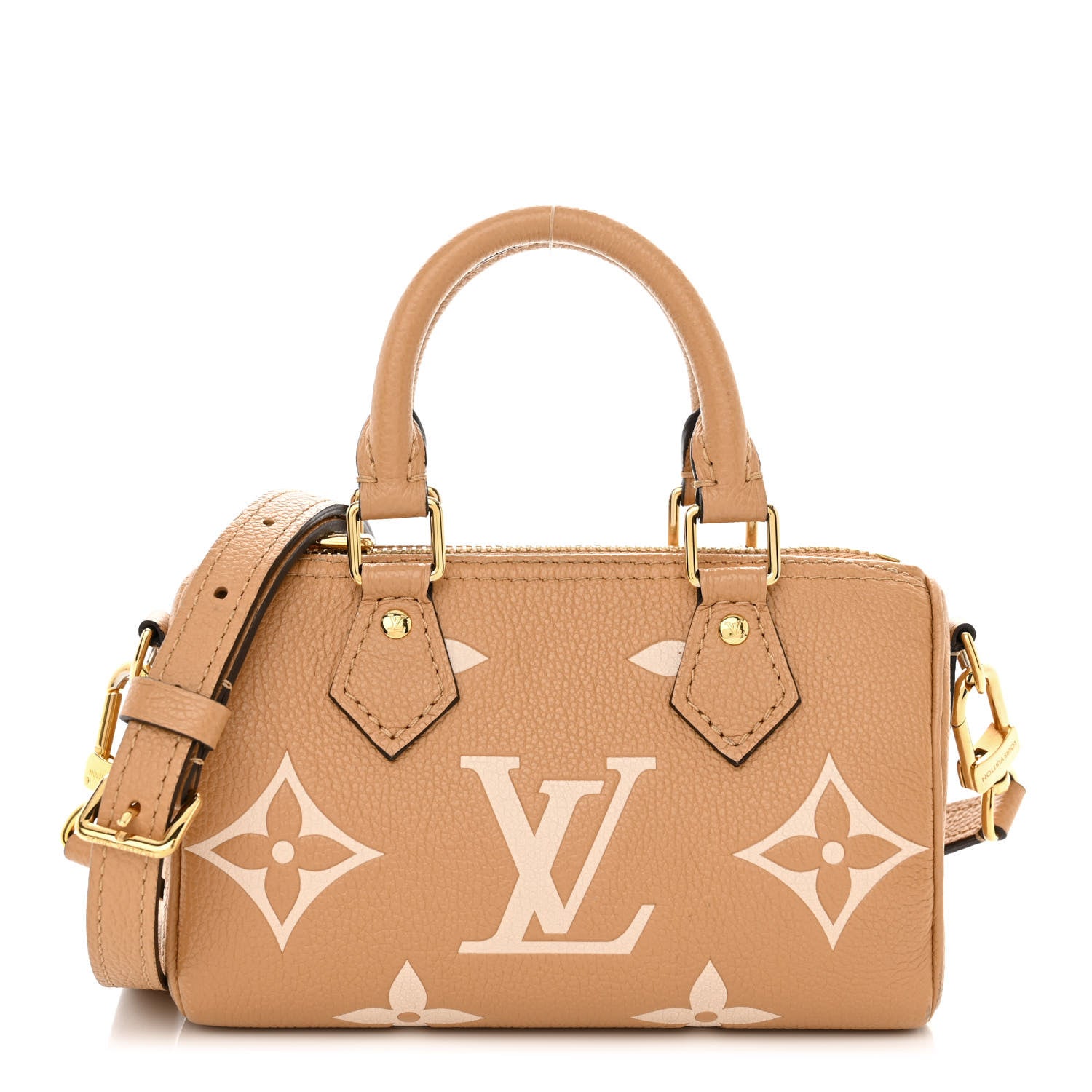 Louis Vuitton Empreinte Monogram Giant Nano Speedy Arizona Creme 1 of 13