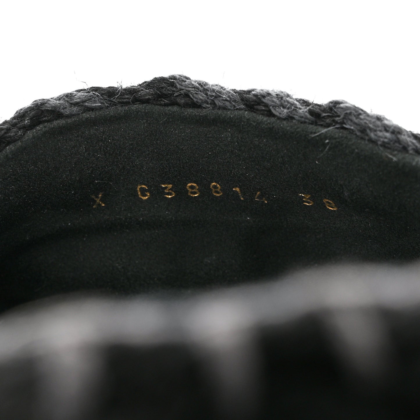 Cord Braided CC Mules 38 Black