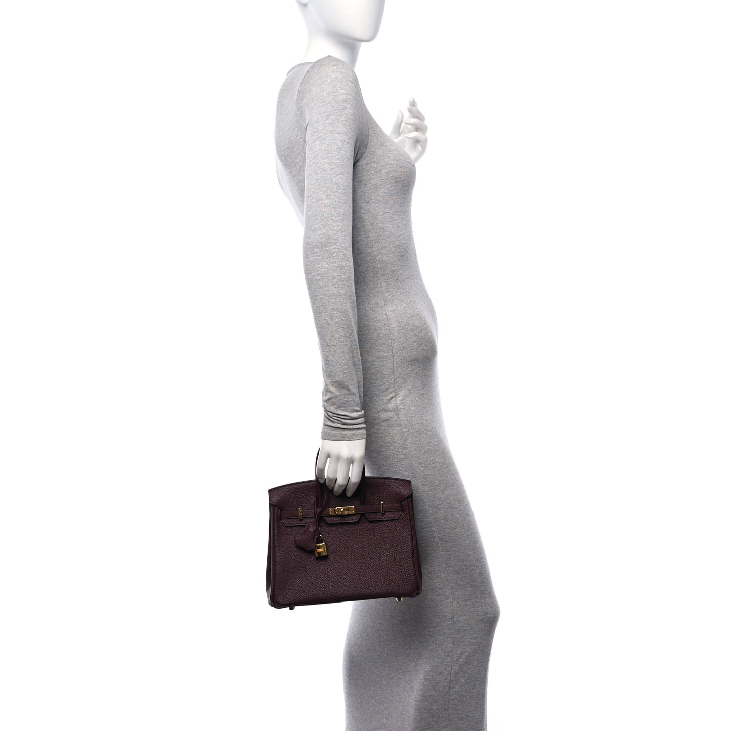 Togo Birkin 25 Bordeaux