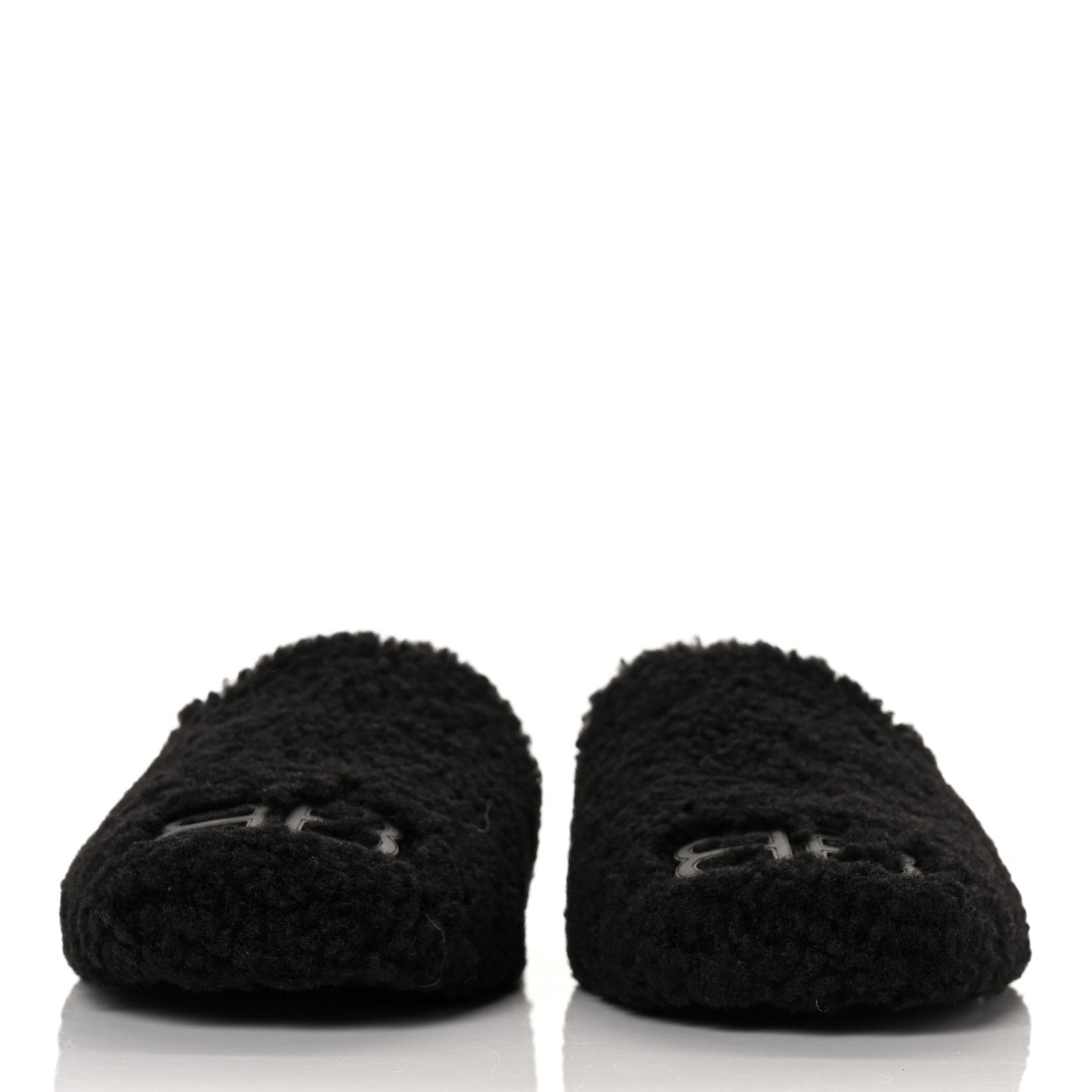 Faux Shearling Cosy BB Mules 38.5 Black