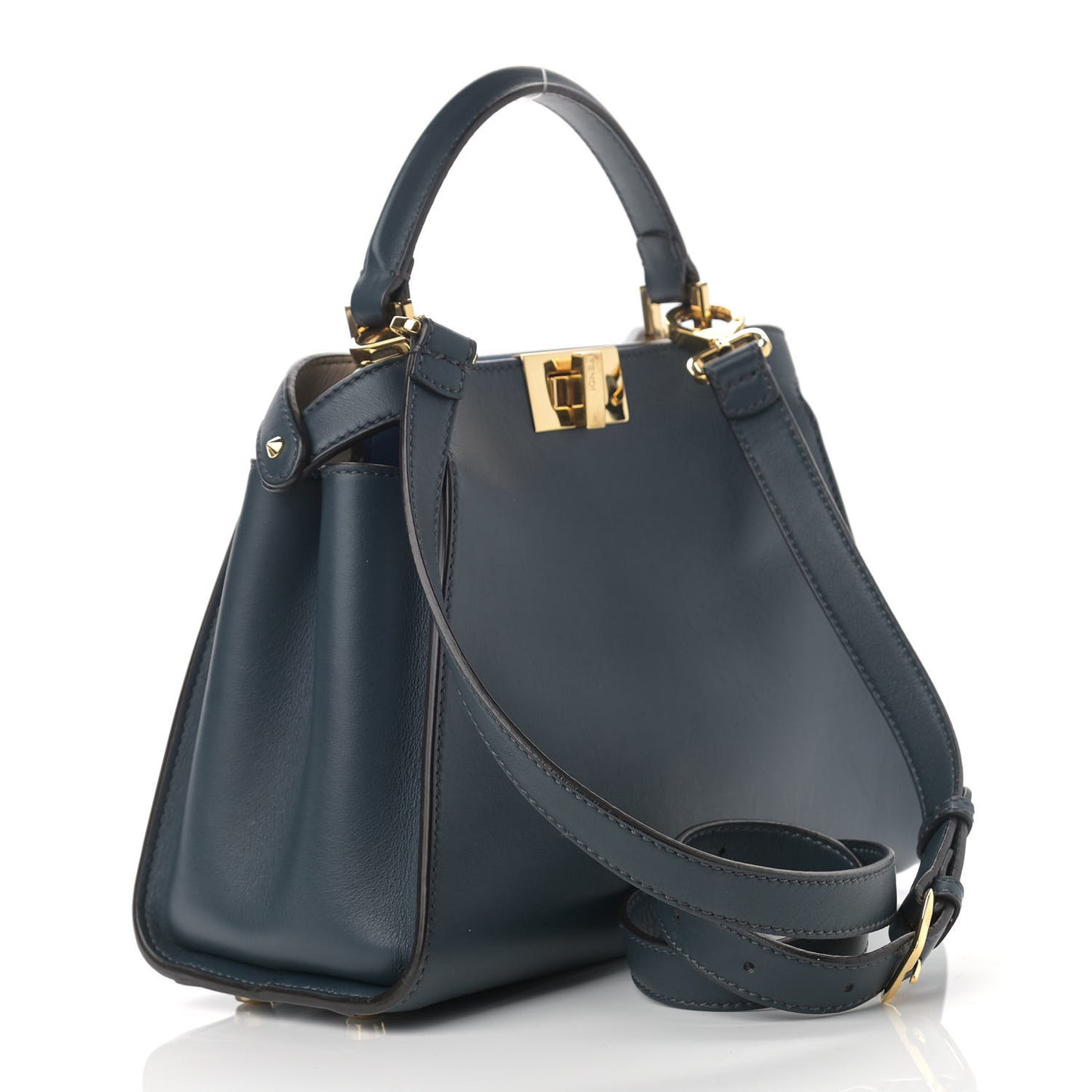 Vitello Tahiti Nappa Medium Peekaboo Iconic Essentially Satchel Notturno Grigio Polvere Nebula