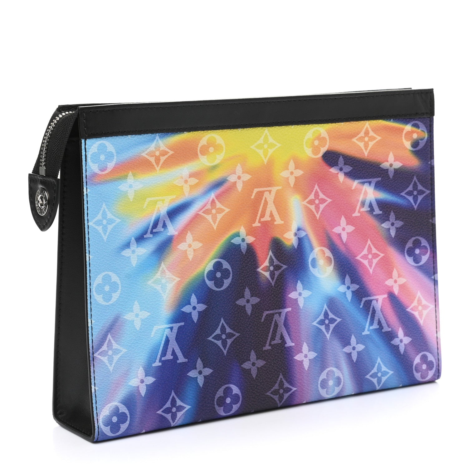 Louis Vuitton Monogram Eclipse Pochette Voyage MM Pacific Blue 23 of 26