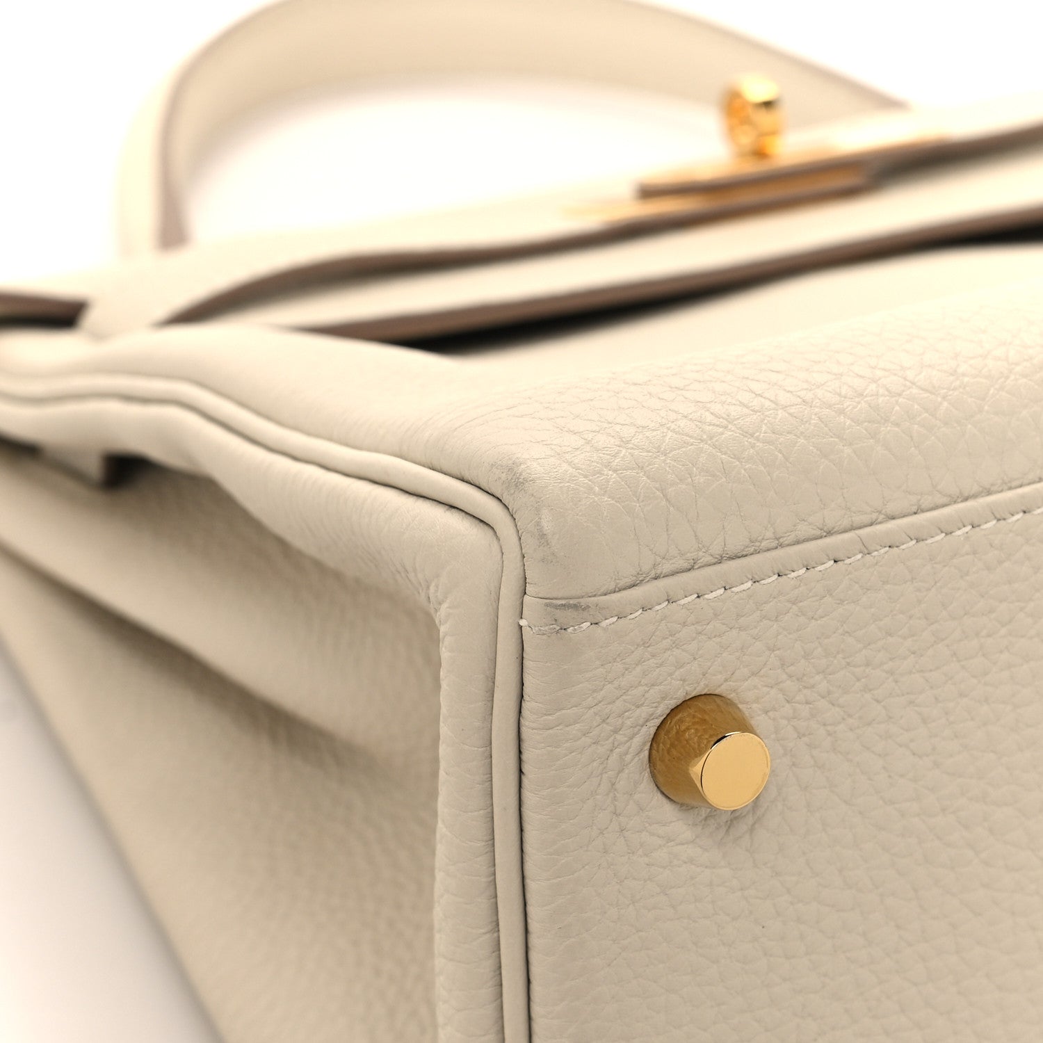 Hermes Togo Kelly Retourne 28 Craie 9 of 14