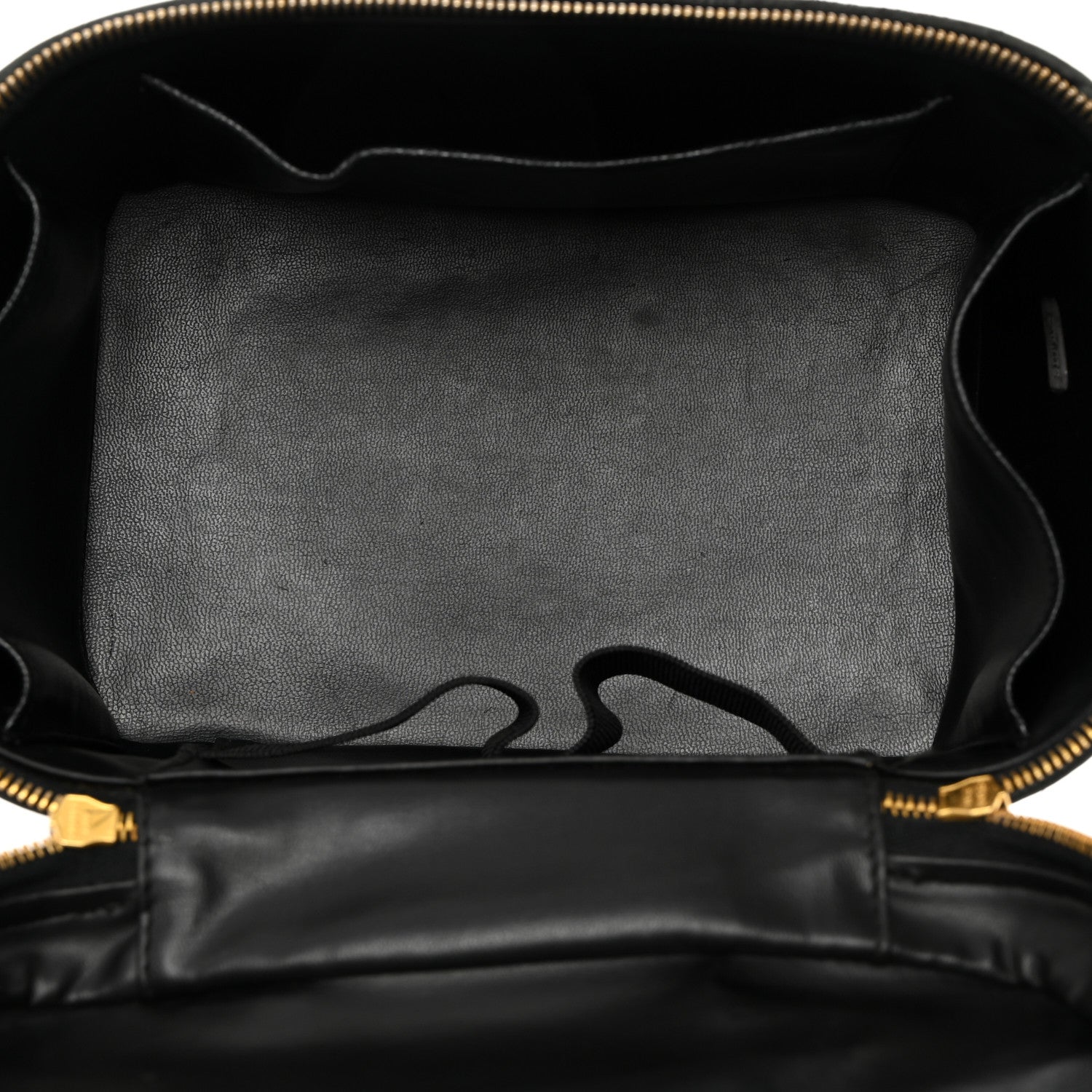 Chanel Caviar CC Vanity Train Case Black 5 of 11