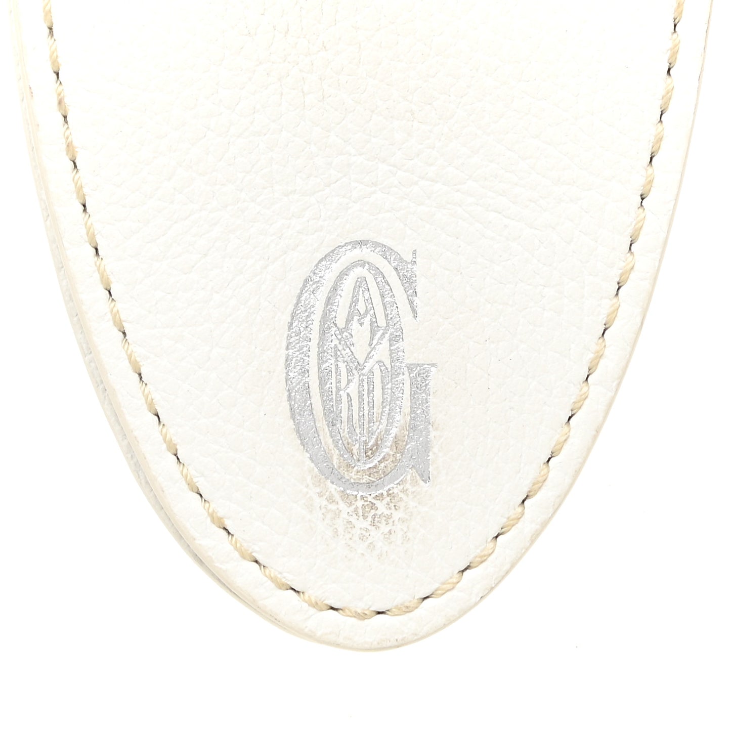 Calfskin Bag Clip White