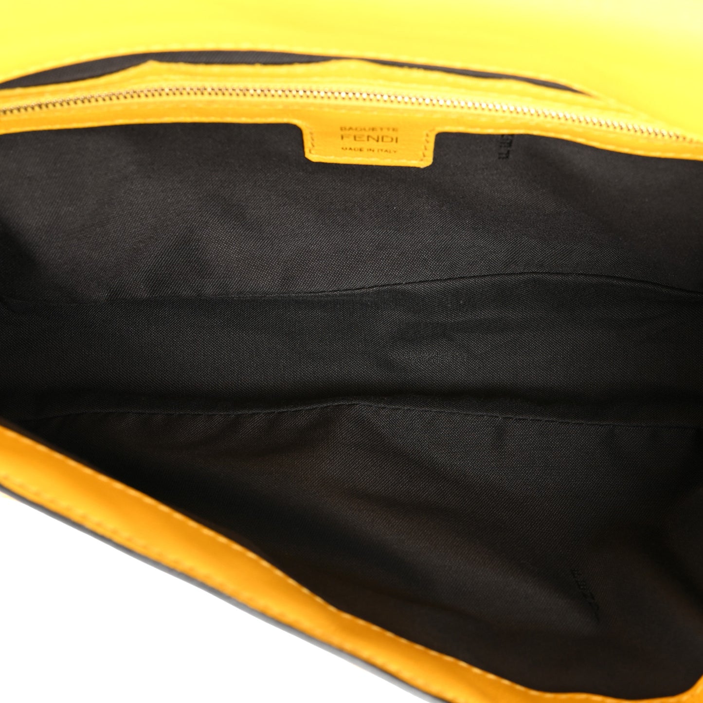 Nappa FF 1974 Embossed Baguette Mimosa