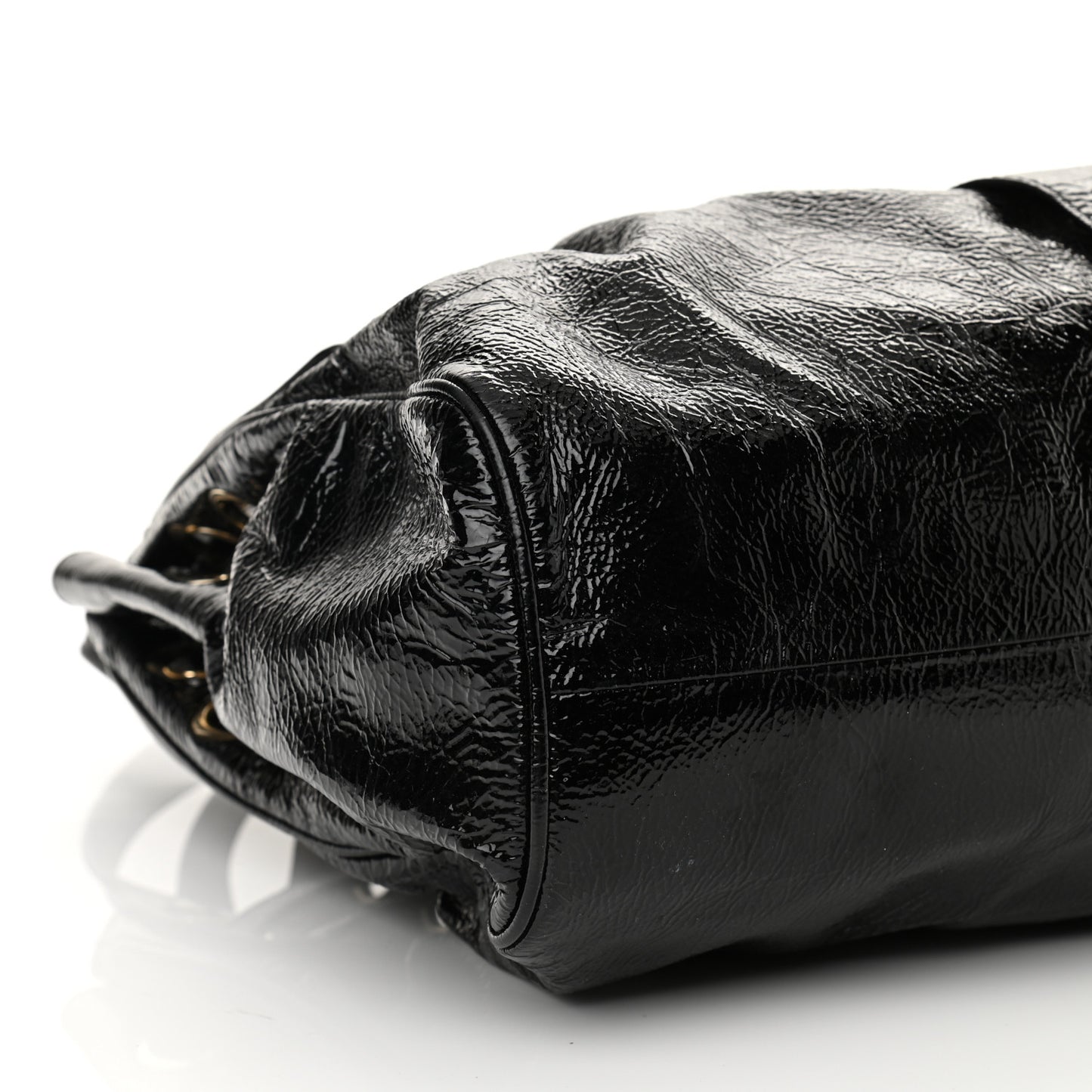Crushed Patent Ramona Black
